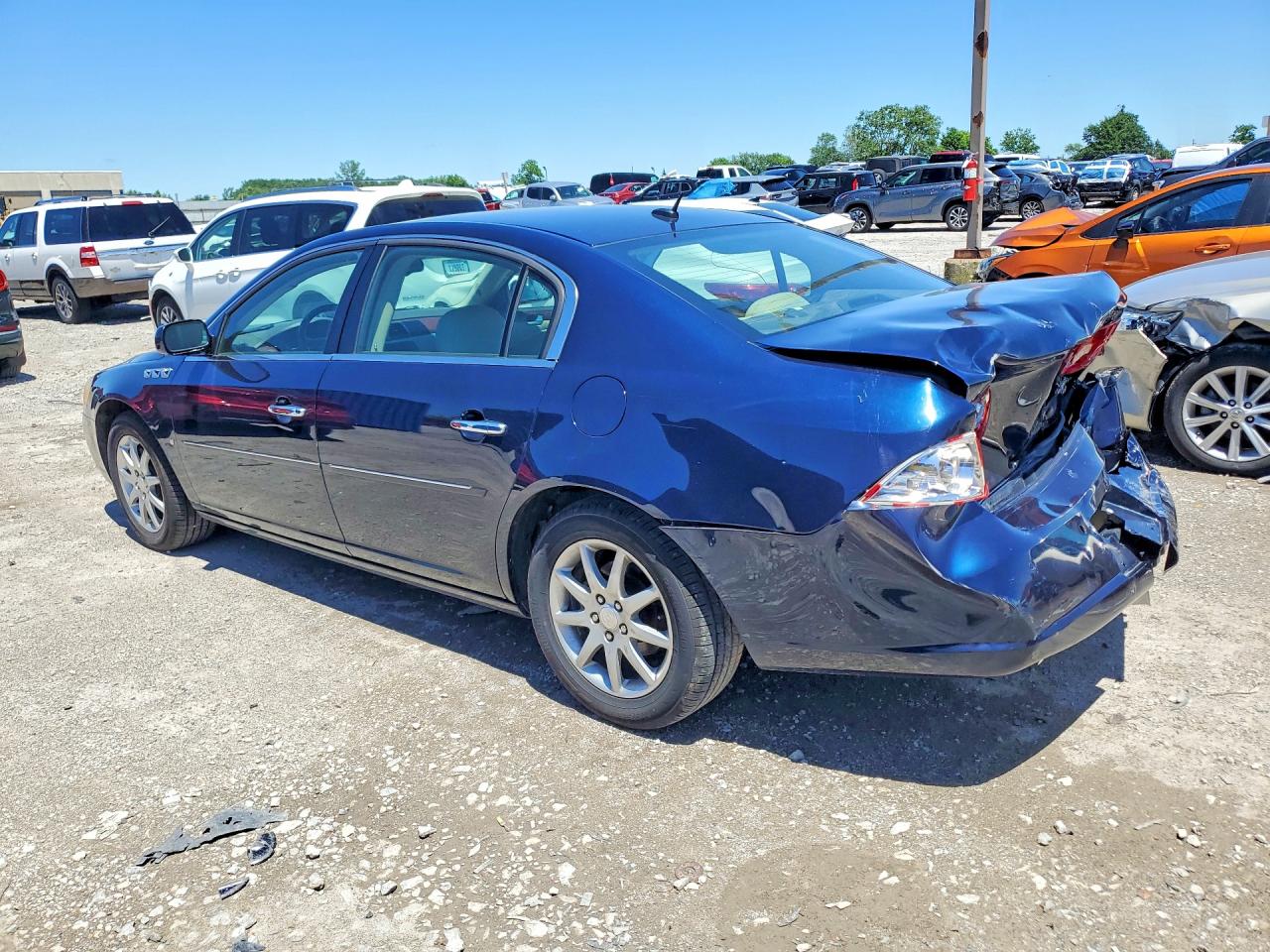 2008 Buick Lucerne Cxl Синий vin: 1G4HD57258U134143