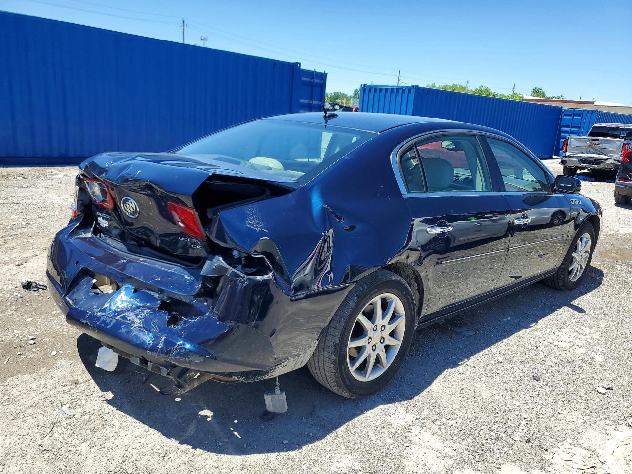 2008 Buick Lucerne Cxl Синий vin: 1G4HD57258U134143