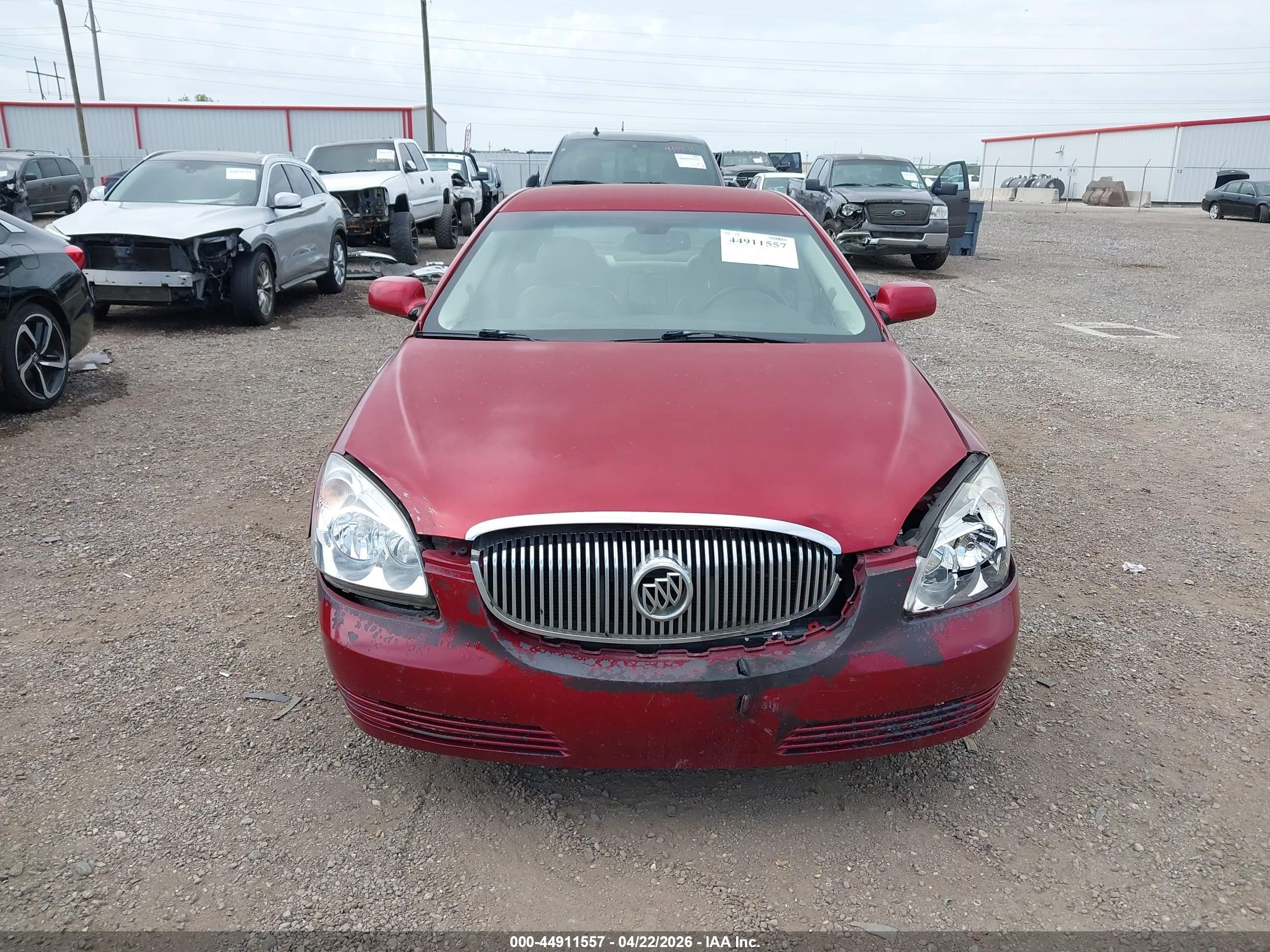 2008 Buick Lucerne Cxl Red vin: 1G4HD57258U142789