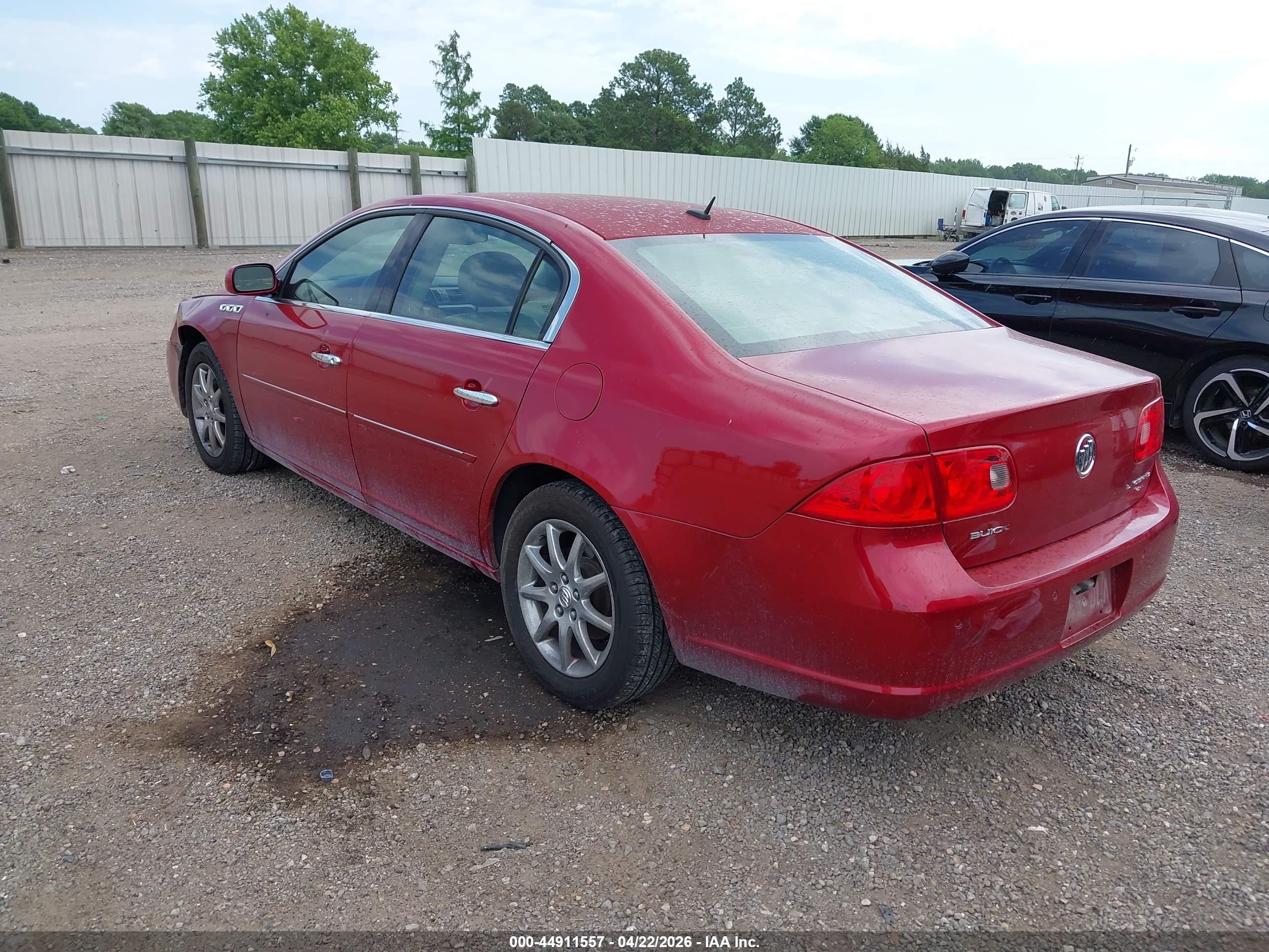 2008 Buick Lucerne Cxl Red vin: 1G4HD57258U142789