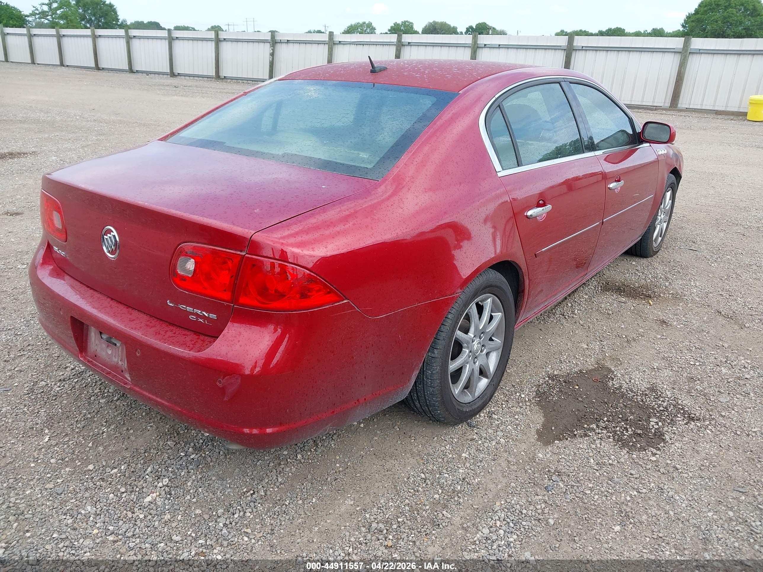2008 Buick Lucerne Cxl Red vin: 1G4HD57258U142789