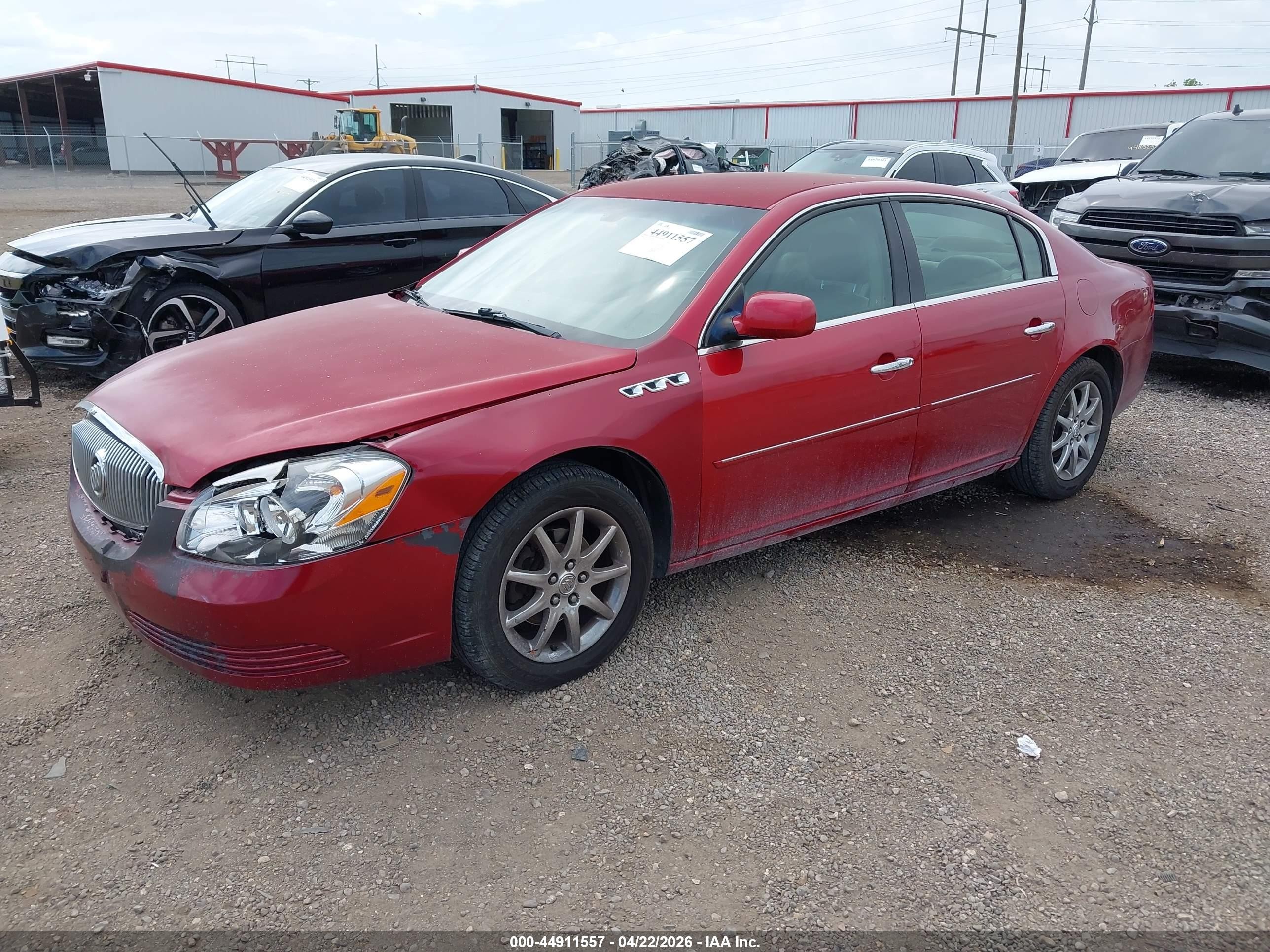 2008 Buick Lucerne Cxl Red vin: 1G4HD57258U142789