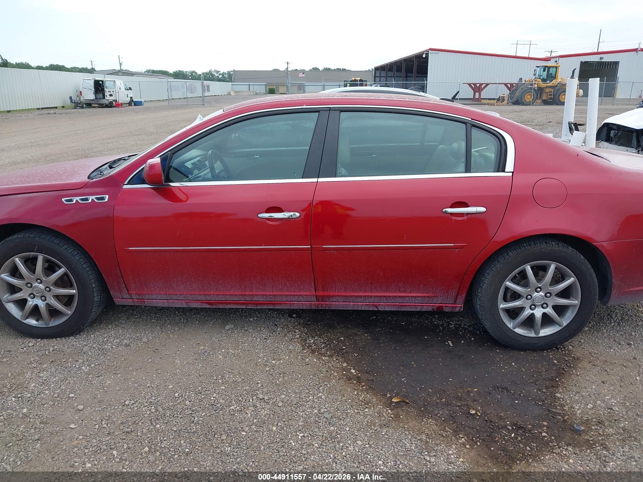 2008 Buick Lucerne Cxl Red vin: 1G4HD57258U142789