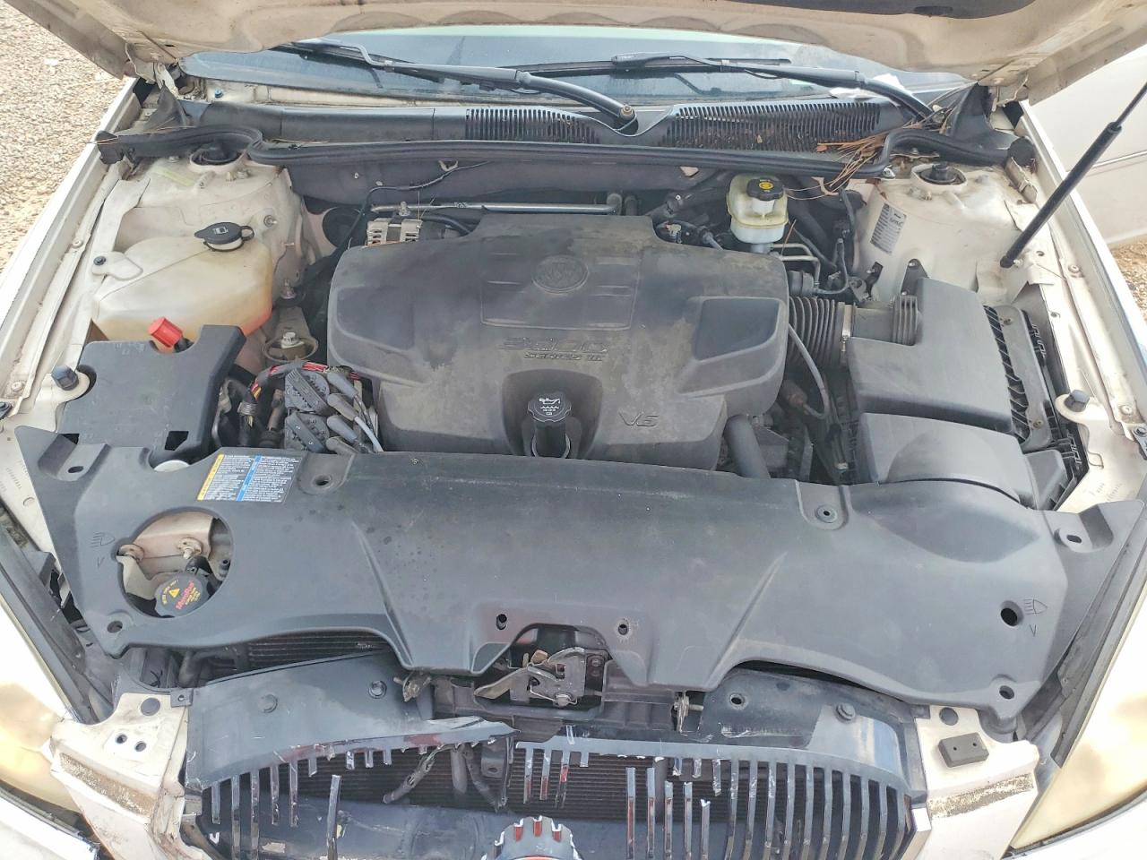 2006 Buick Lucerne Cxl White vin: 1G4HD57266U172848