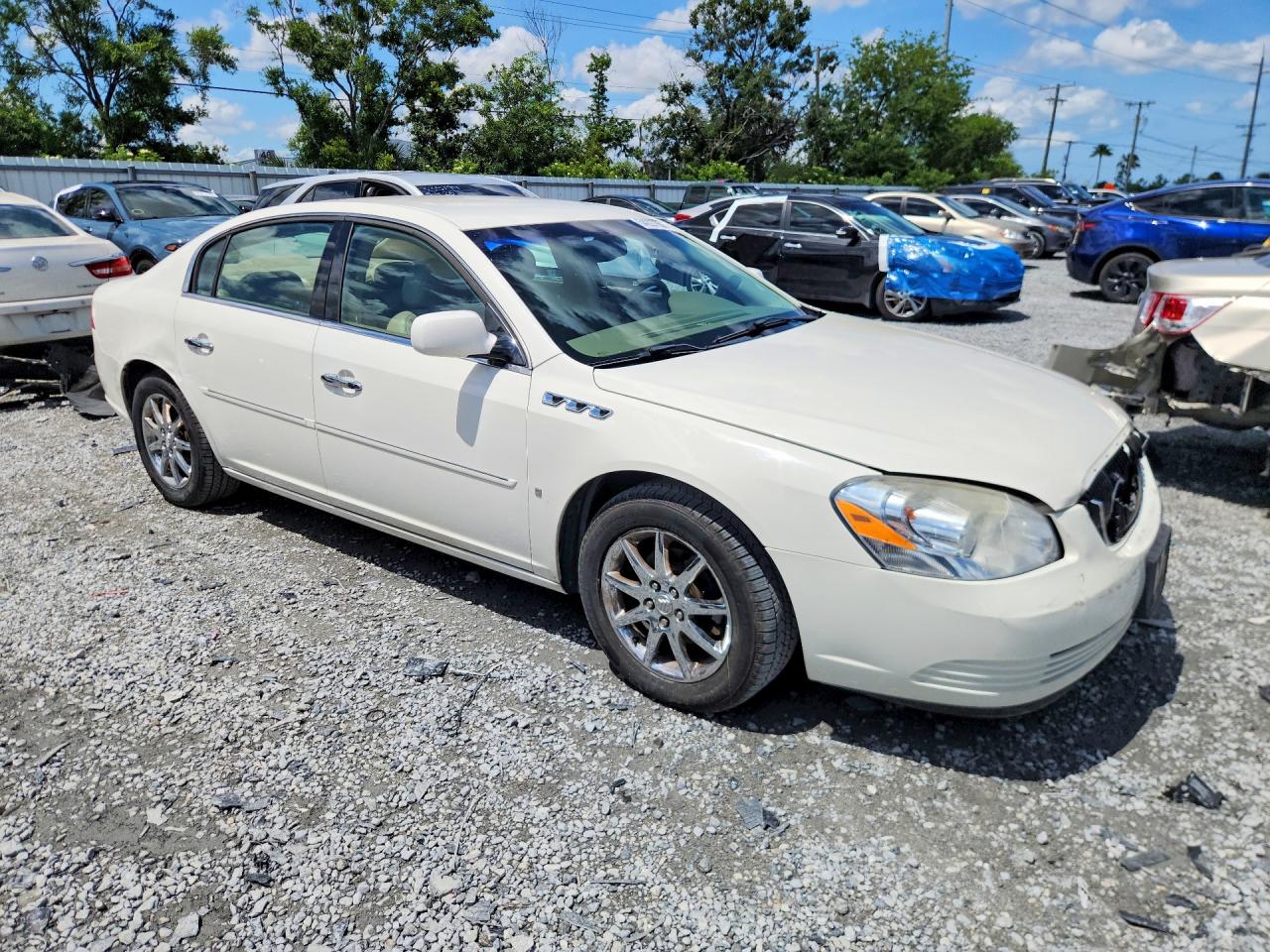 2006 Buick Lucerne Cxl White vin: 1G4HD57266U209431