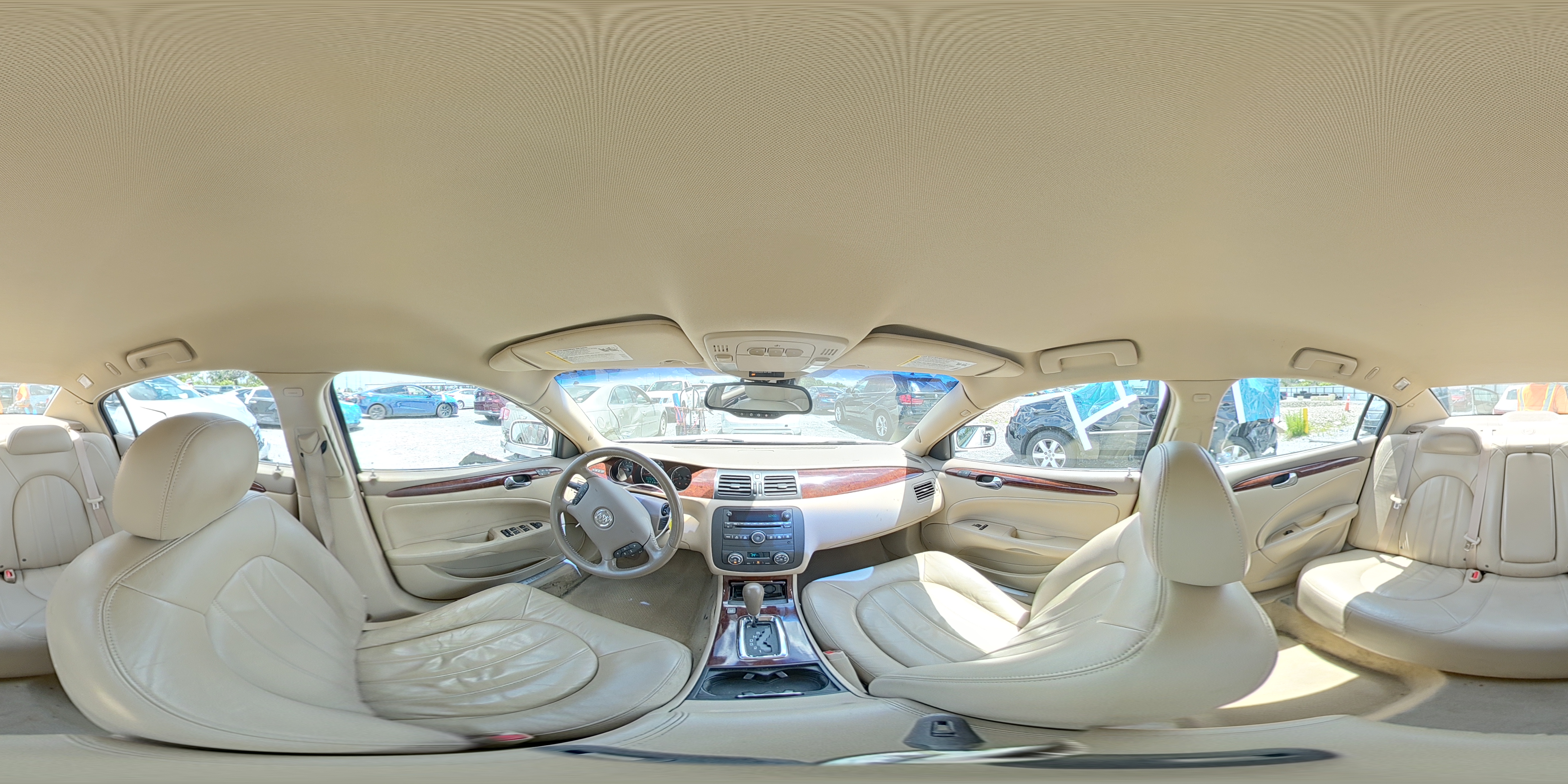 2006 Buick Lucerne Cxl White vin: 1G4HD57266U209431
