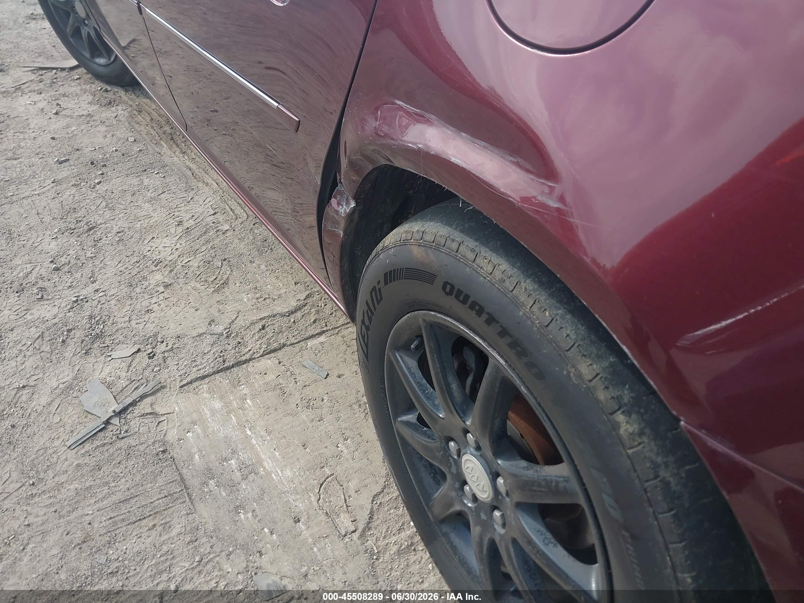 2007 Buick Lucerne Cxl Burgundy vin: 1G4HD57267U102719