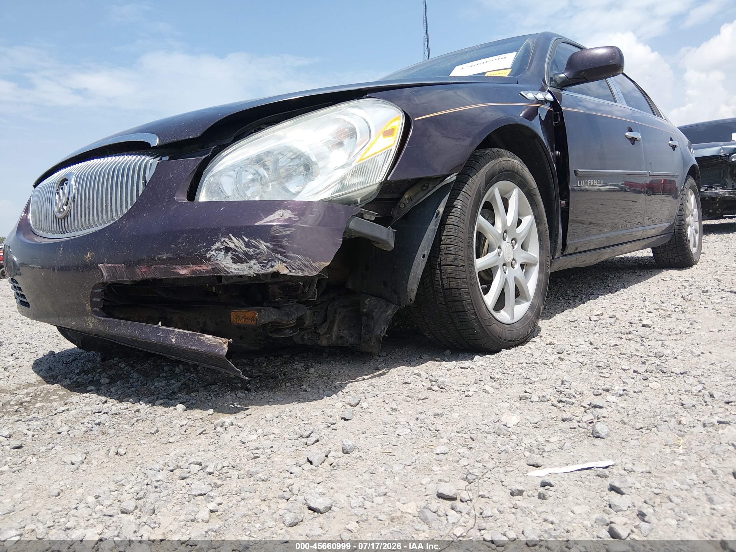 2008 Buick Lucerne Cxl Purple vin: 1G4HD57268U143739