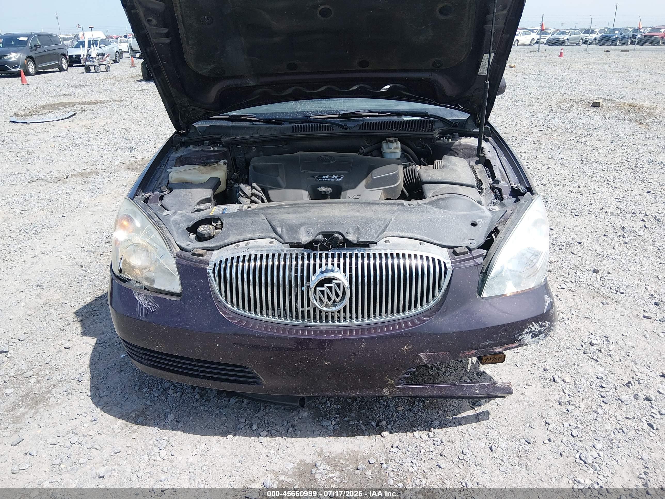 2008 Buick Lucerne Cxl Purple vin: 1G4HD57268U143739
