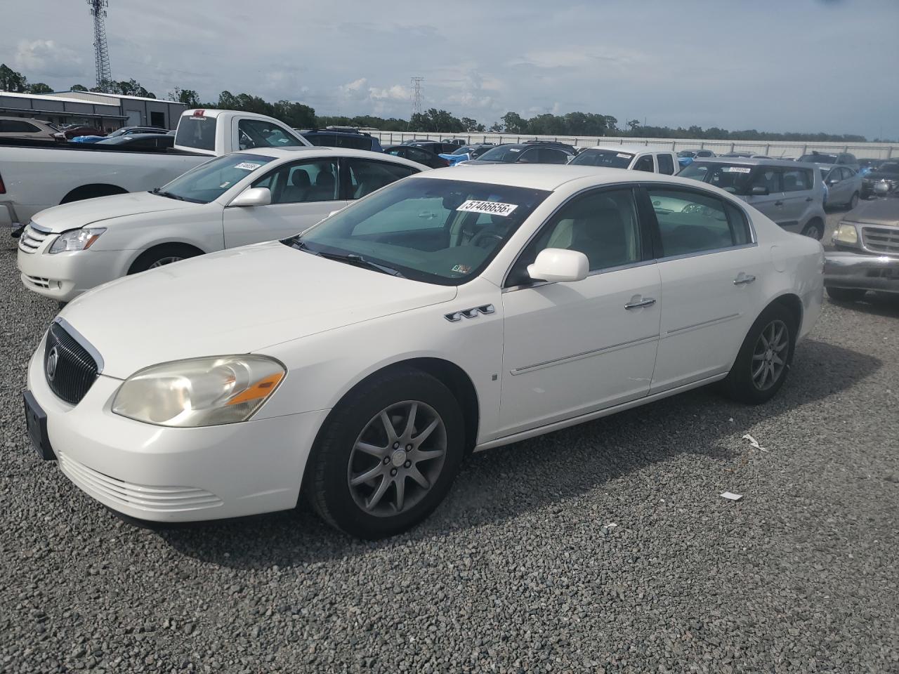 2006 Buick Lucerne Cxl White vin: 1G4HD57276U229431