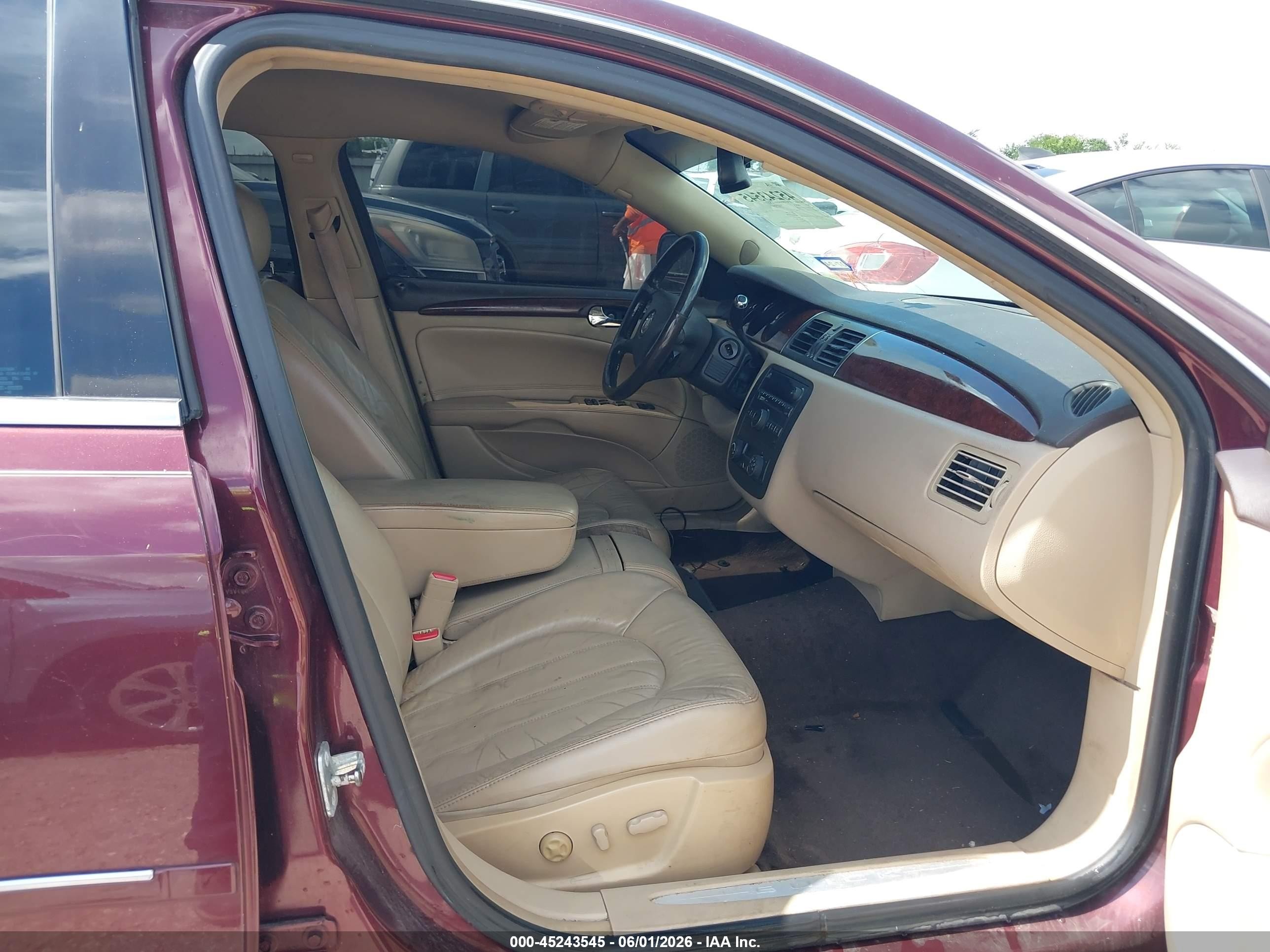 2007 Buick Lucerne Cxl Maroon vin: 1G4HD57277U103281