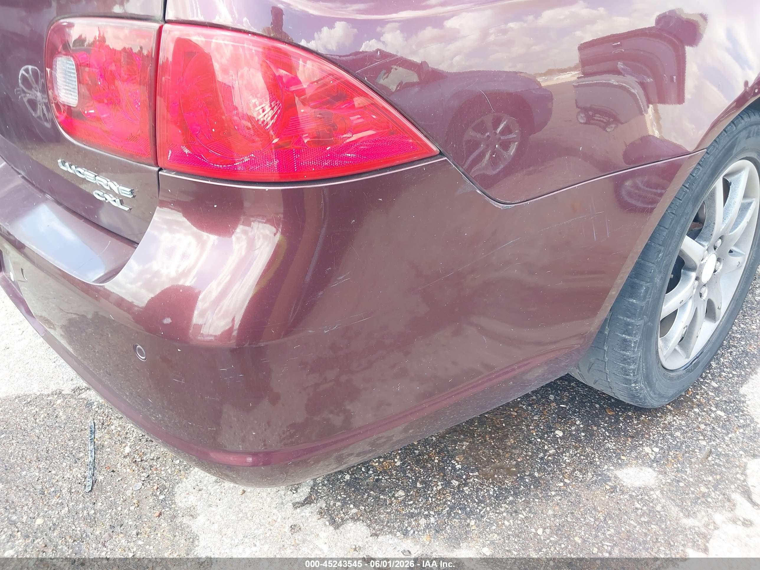 2007 Buick Lucerne Cxl Maroon vin: 1G4HD57277U103281