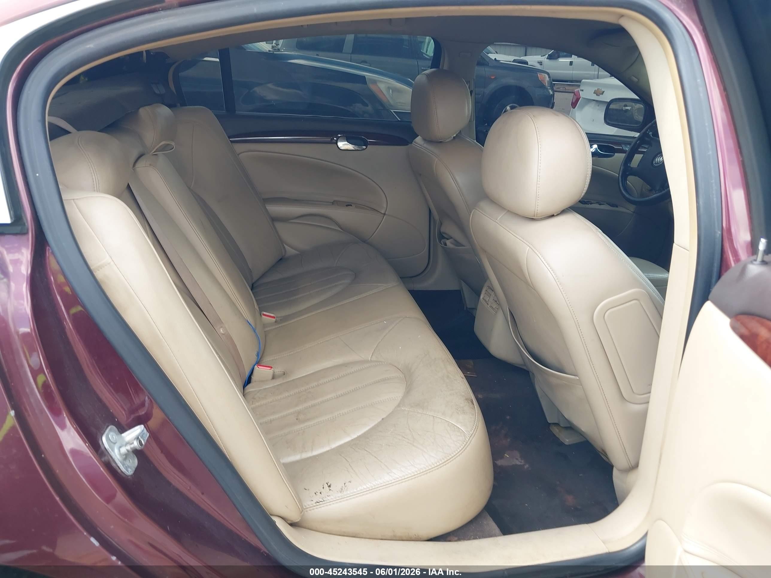 2007 Buick Lucerne Cxl Maroon vin: 1G4HD57277U103281