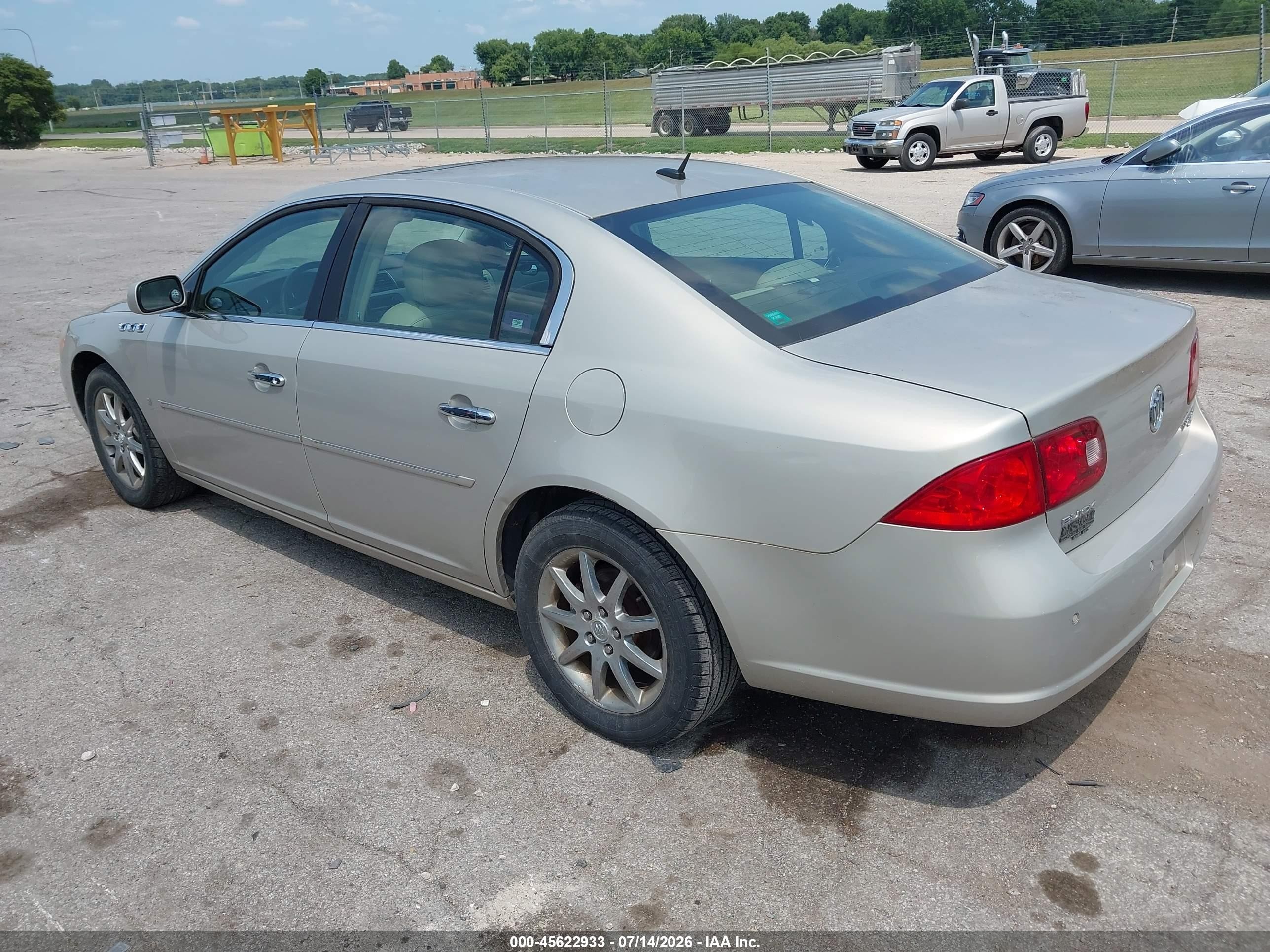 2007 Buick Lucerne Cxl Gold vin: 1G4HD57277U184427