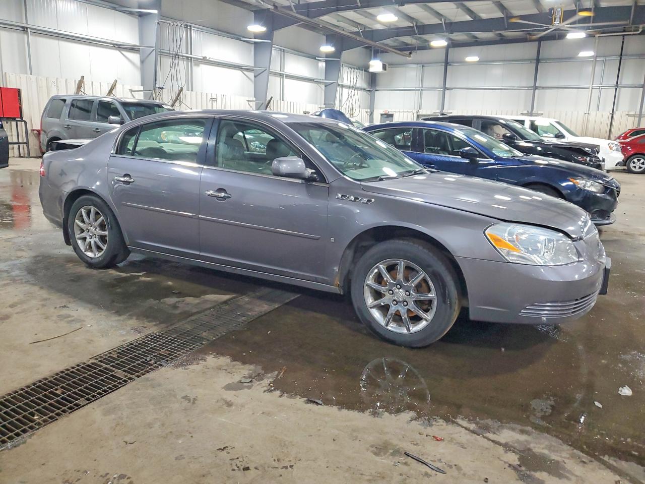 2007 Buick Lucerne Cxl Gray vin: 1G4HD57277U198358