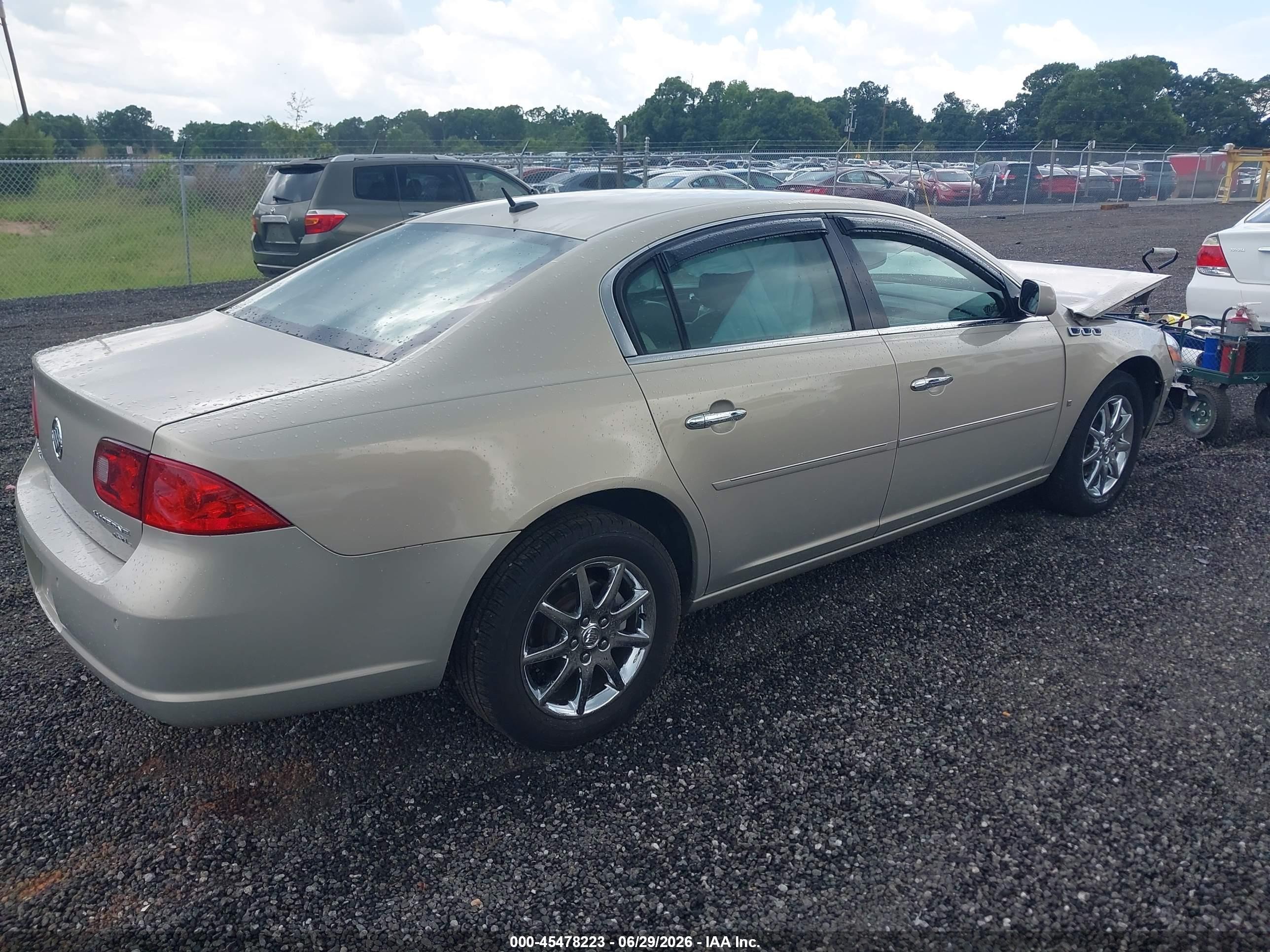 2007 Buick Lucerne Cxl Золотой vin: 1G4HD57277U211464