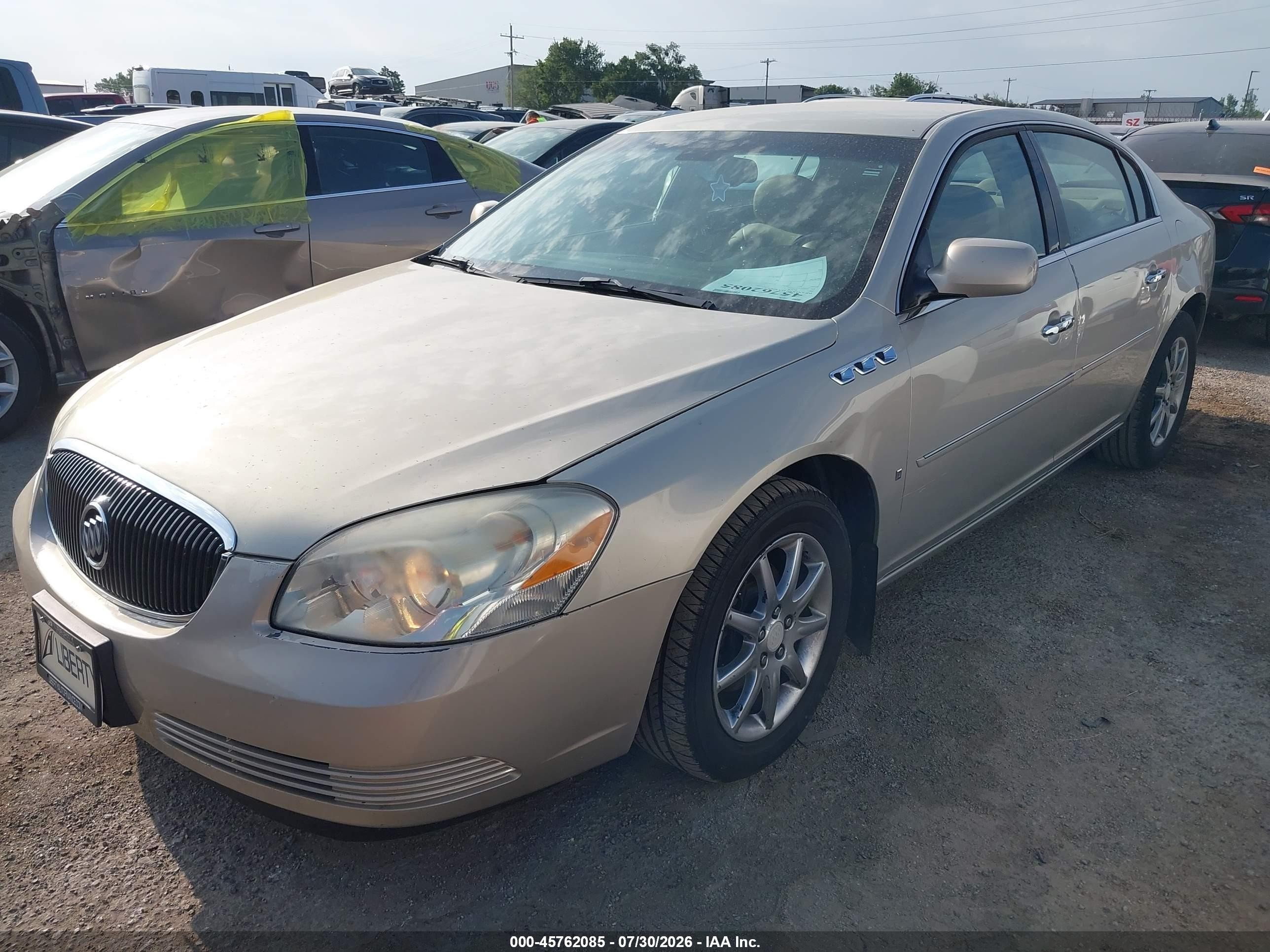 2007 Buick Lucerne Cxl Gold vin: 1G4HD57277U223663
