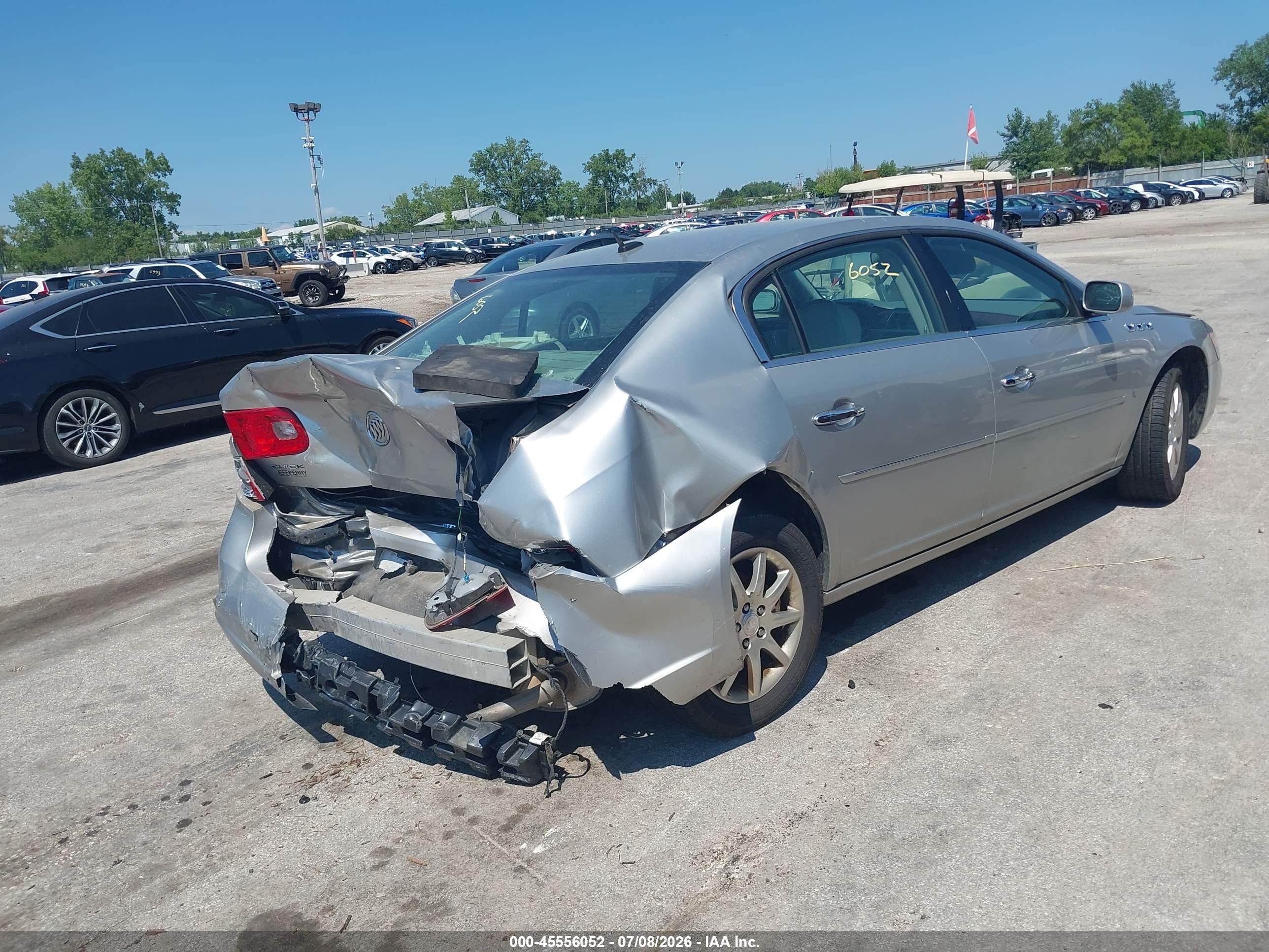 2008 Buick Lucerne Cxl Silver vin: 1G4HD57278U124441