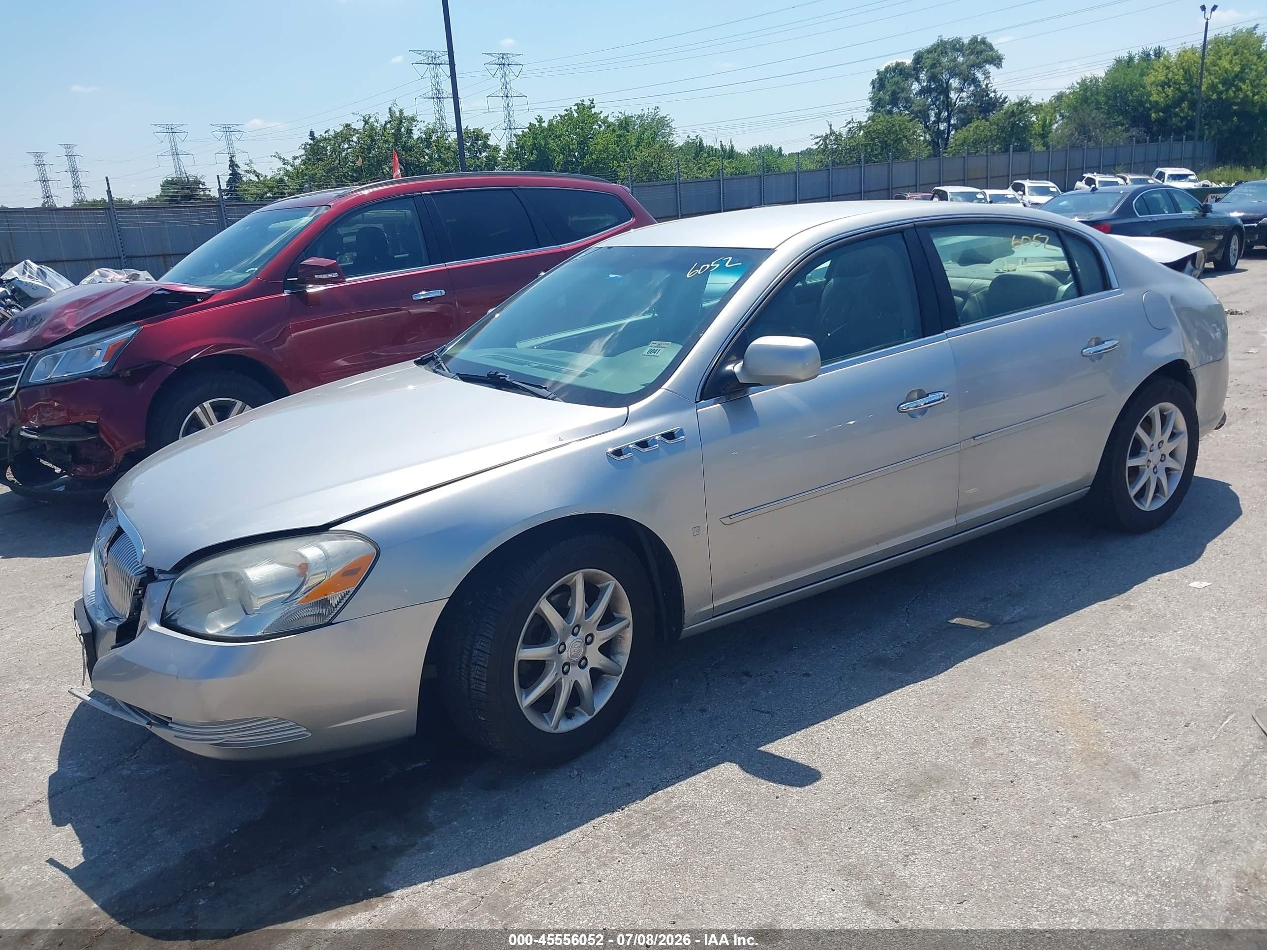 2008 Buick Lucerne Cxl Silver vin: 1G4HD57278U124441