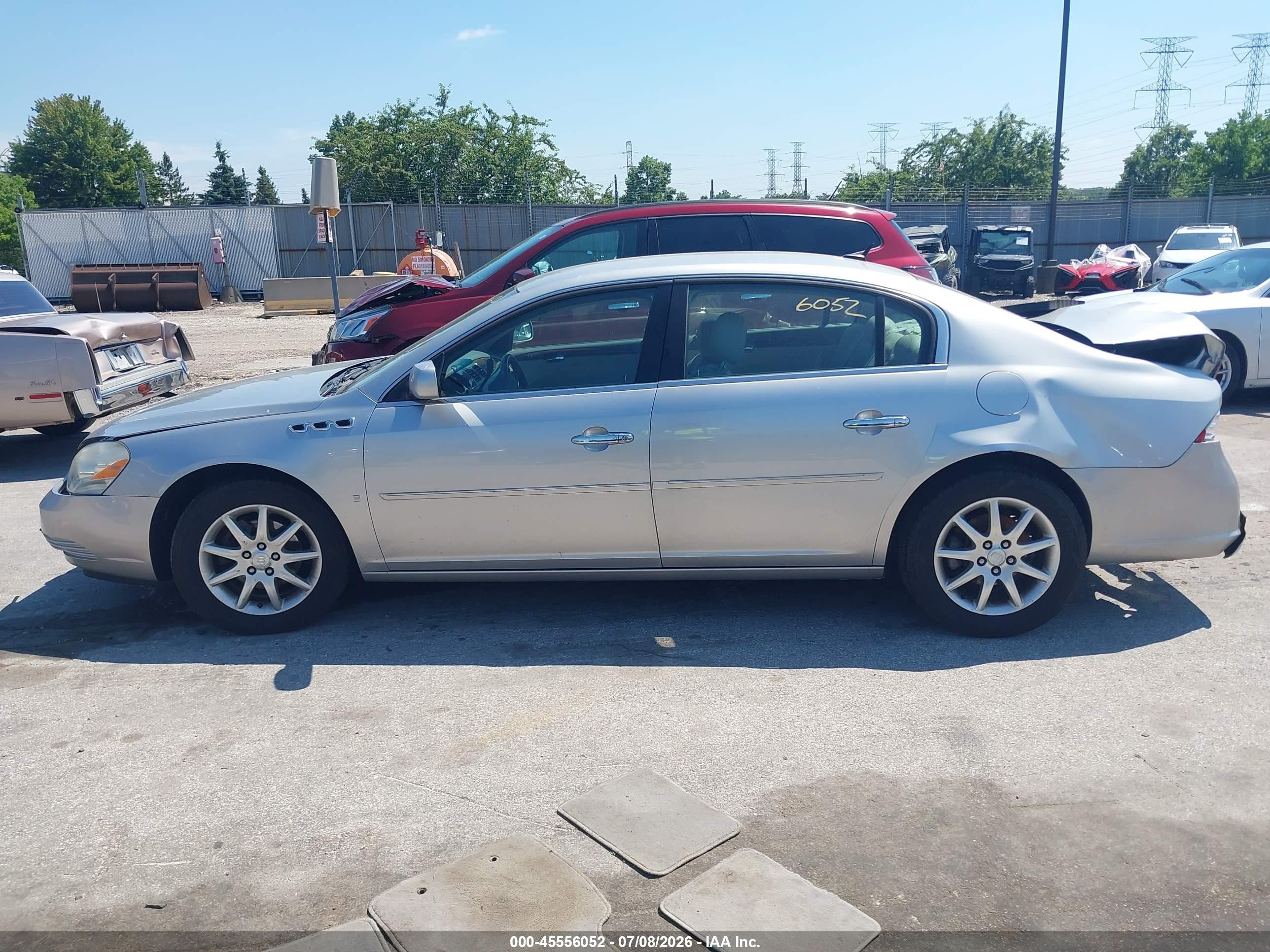 2008 Buick Lucerne Cxl Silver vin: 1G4HD57278U124441