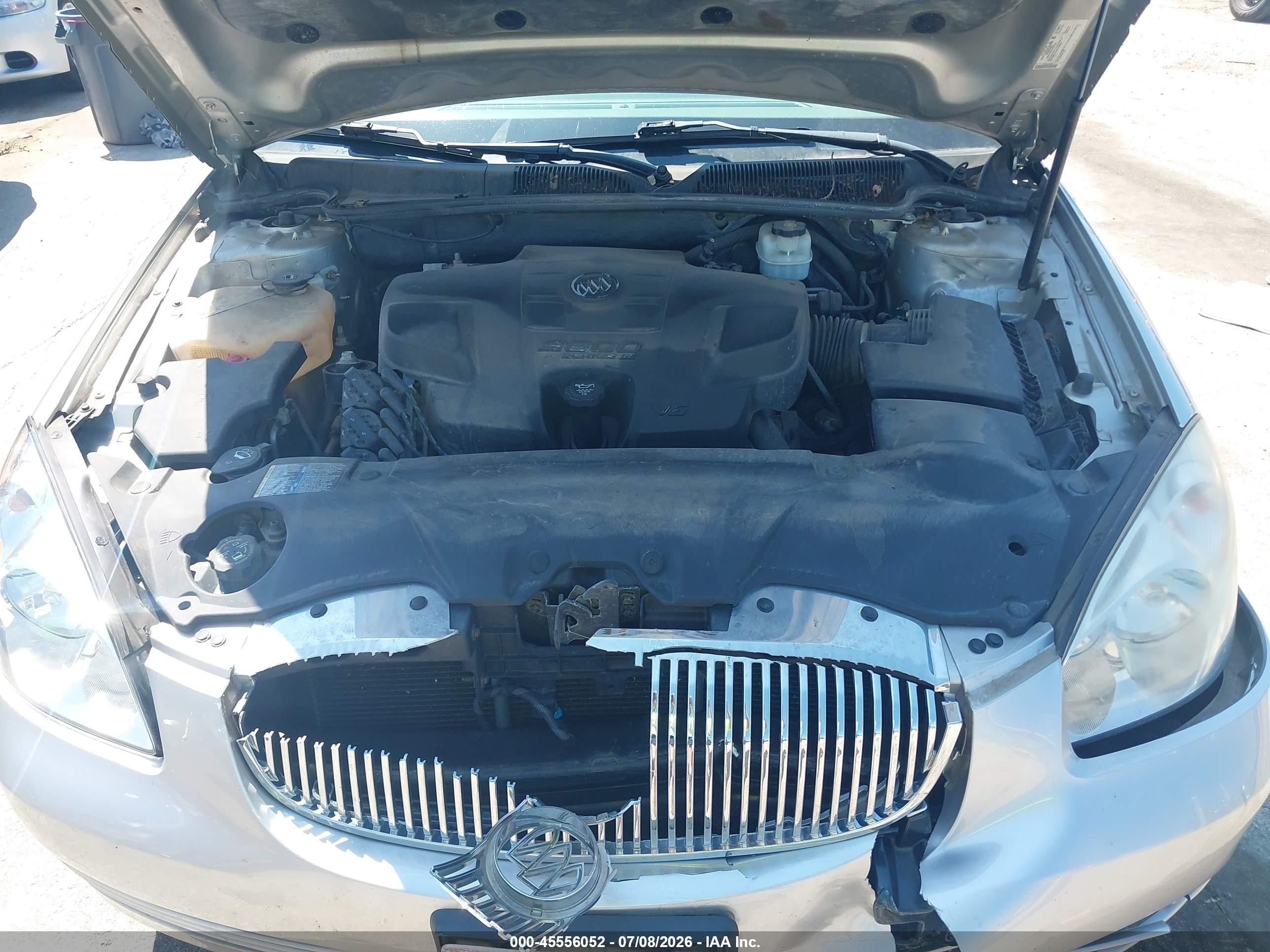 2008 Buick Lucerne Cxl Silver vin: 1G4HD57278U124441