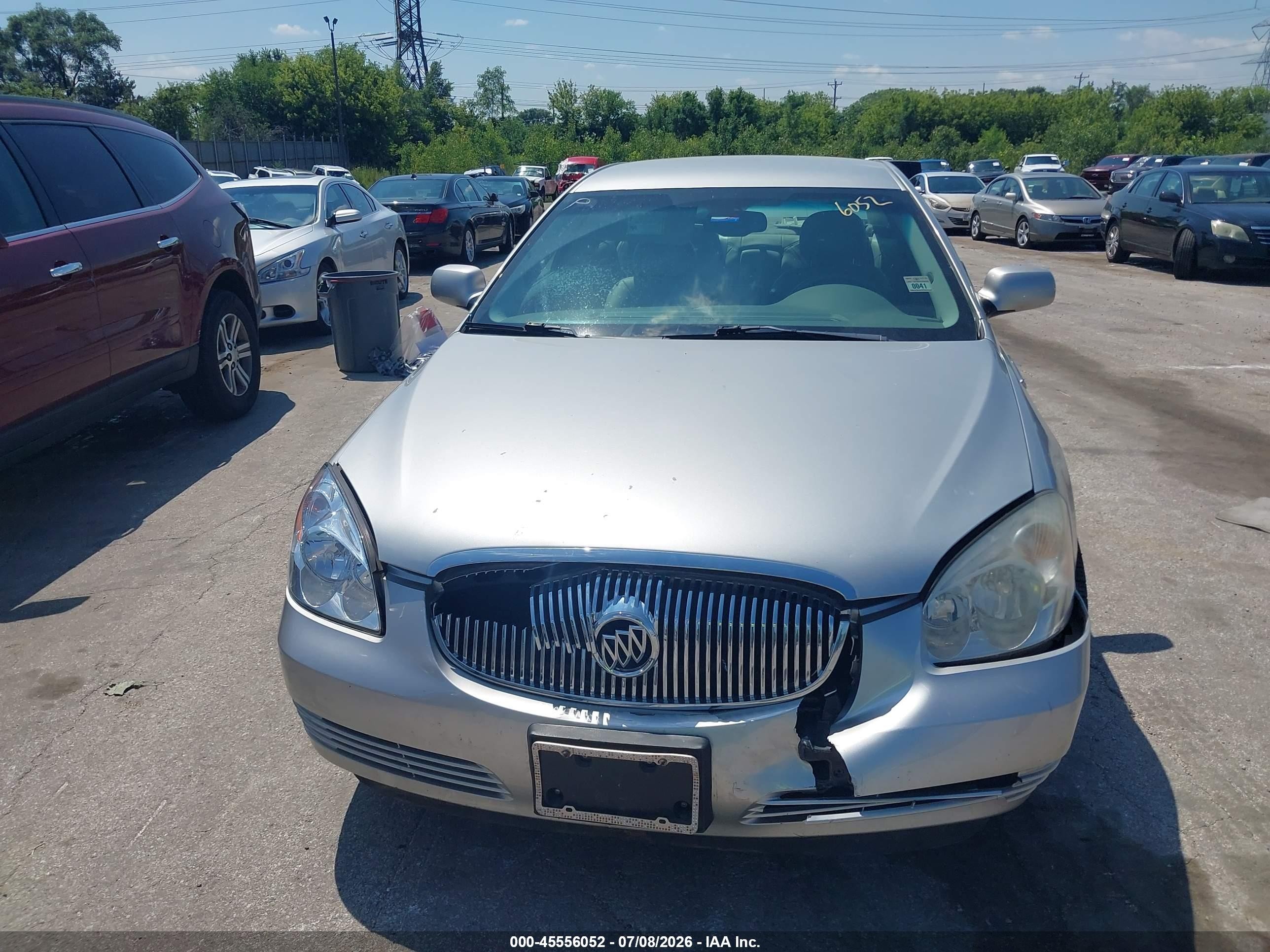 2008 Buick Lucerne Cxl Silver vin: 1G4HD57278U124441
