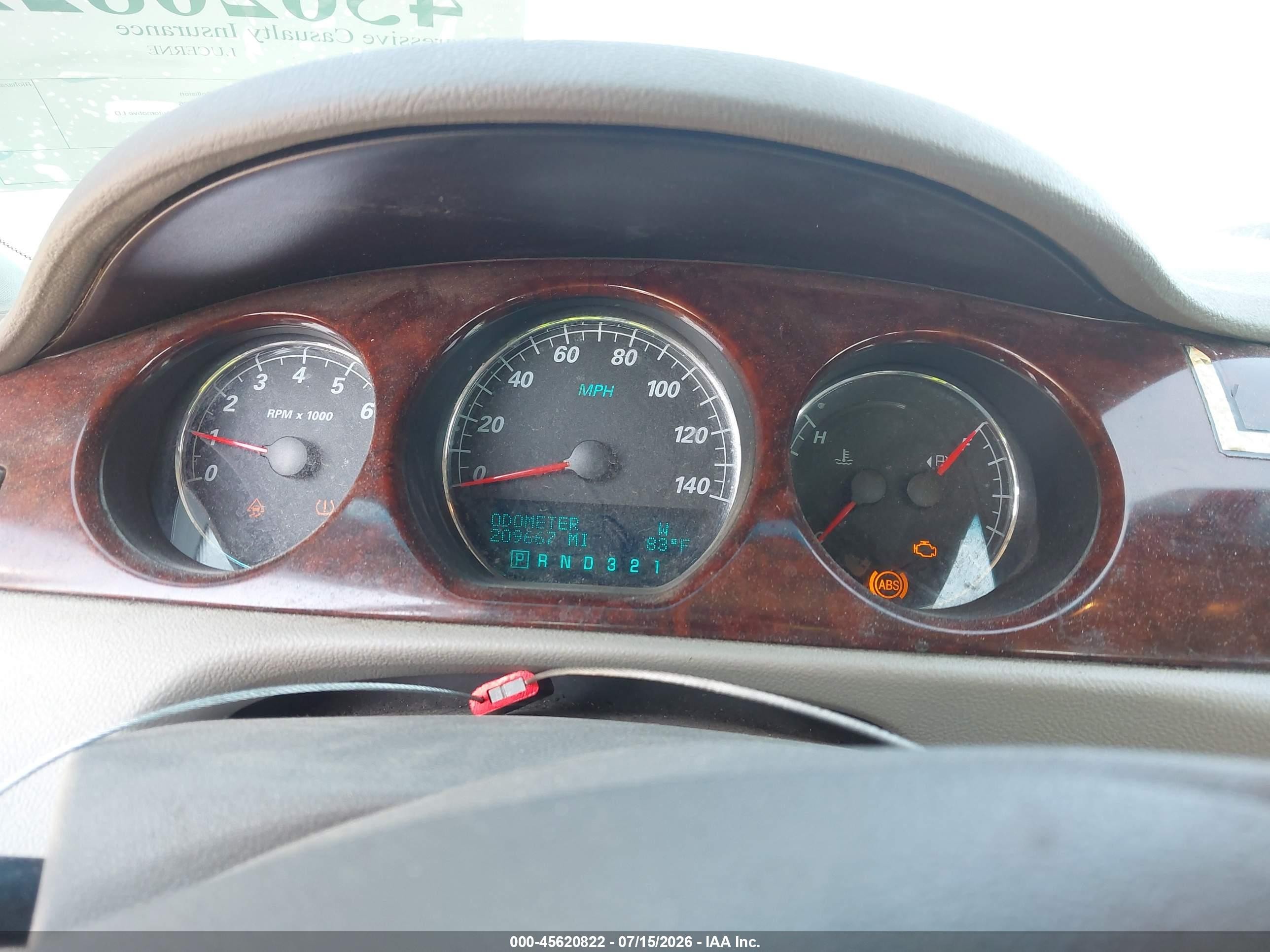 2008 Buick Lucerne Cxl Maroon vin: 1G4HD57278U154250