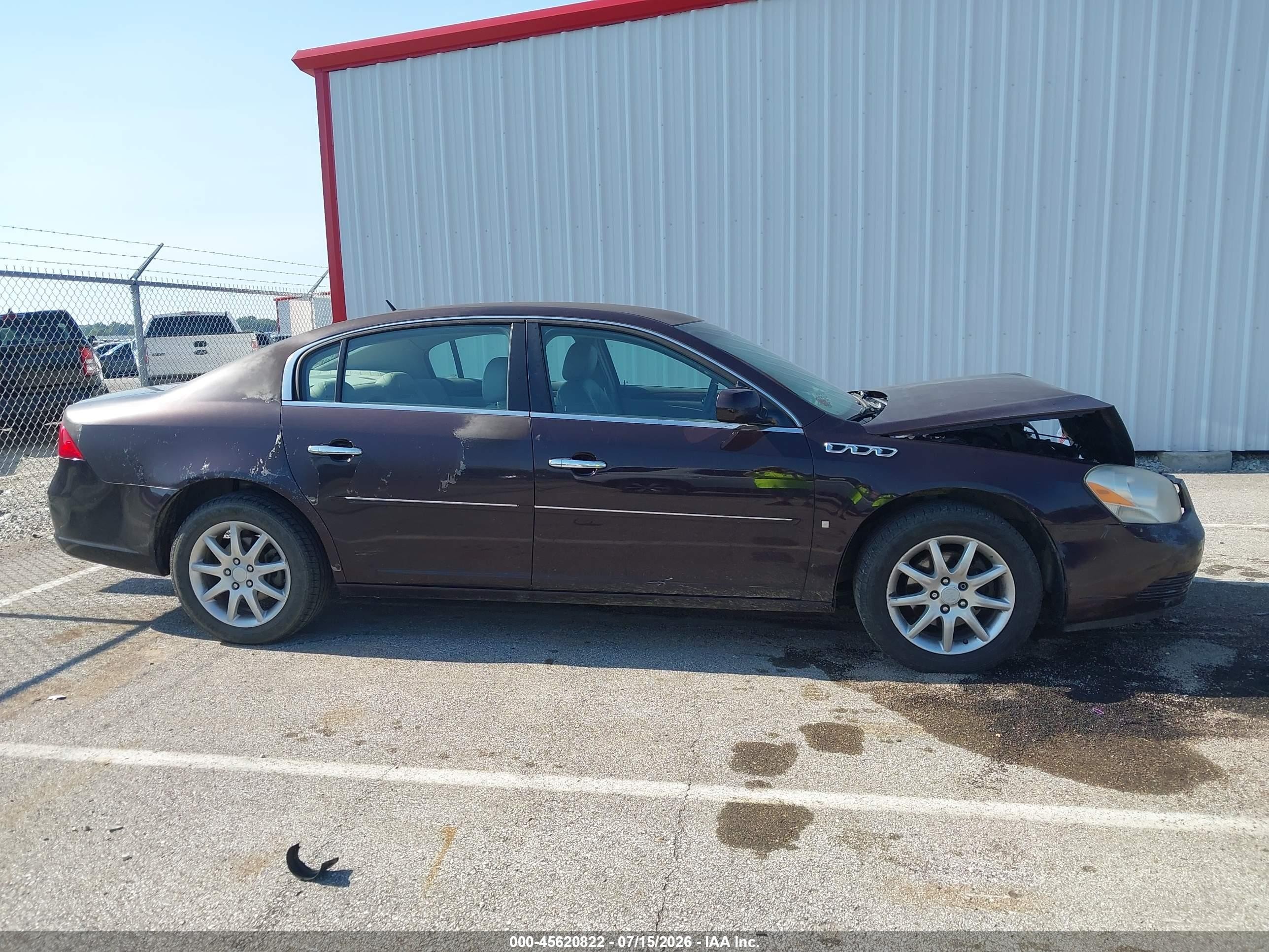 2008 Buick Lucerne Cxl Maroon vin: 1G4HD57278U154250