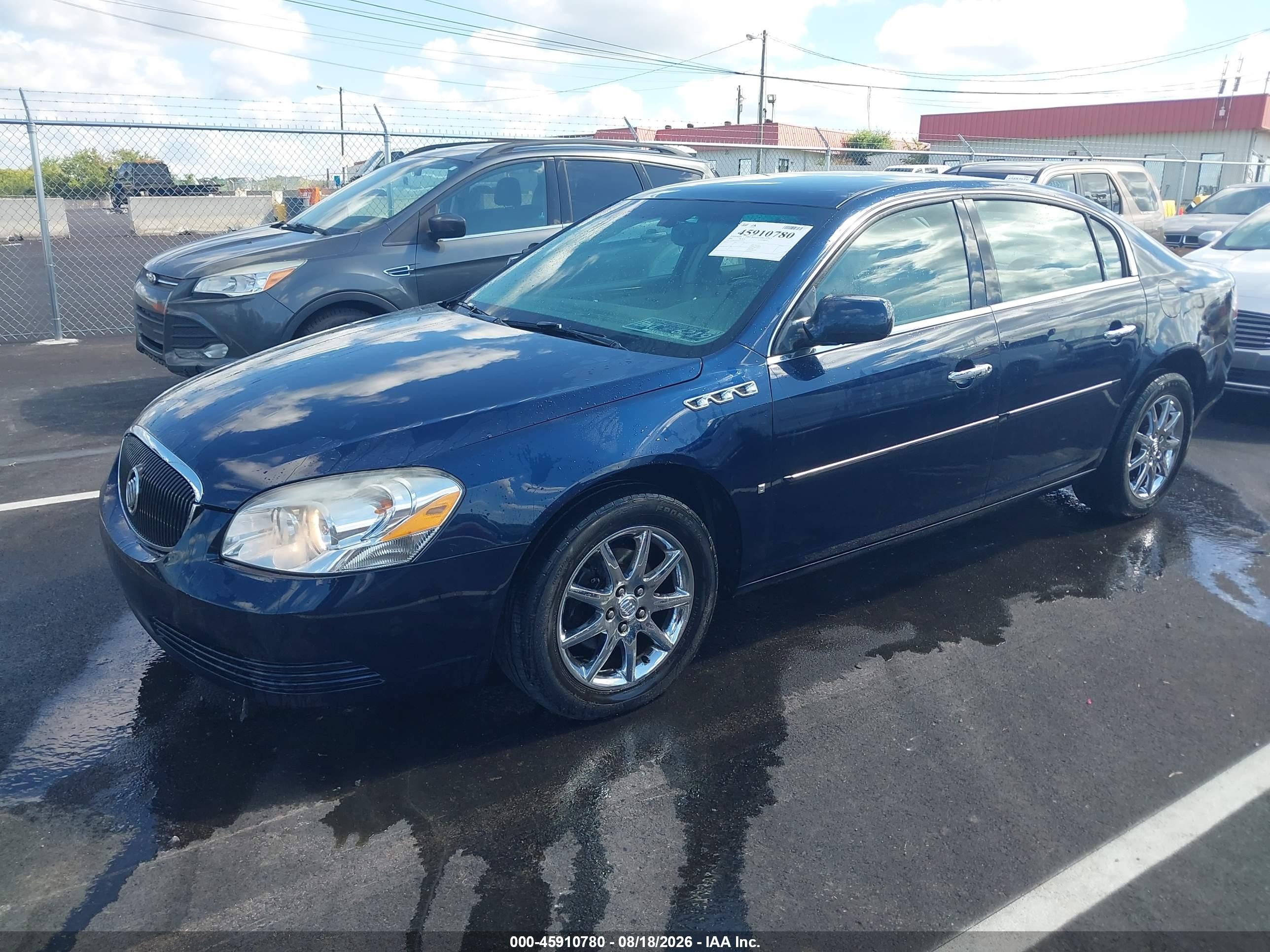 2008 Buick Lucerne Cxl Blue vin: 1G4HD57278U183747