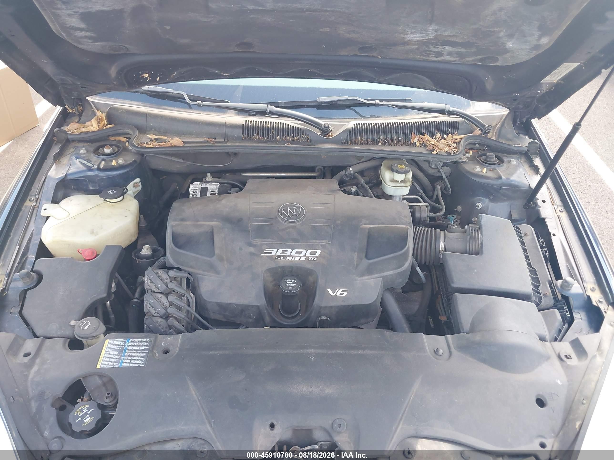 2008 Buick Lucerne Cxl Blue vin: 1G4HD57278U183747