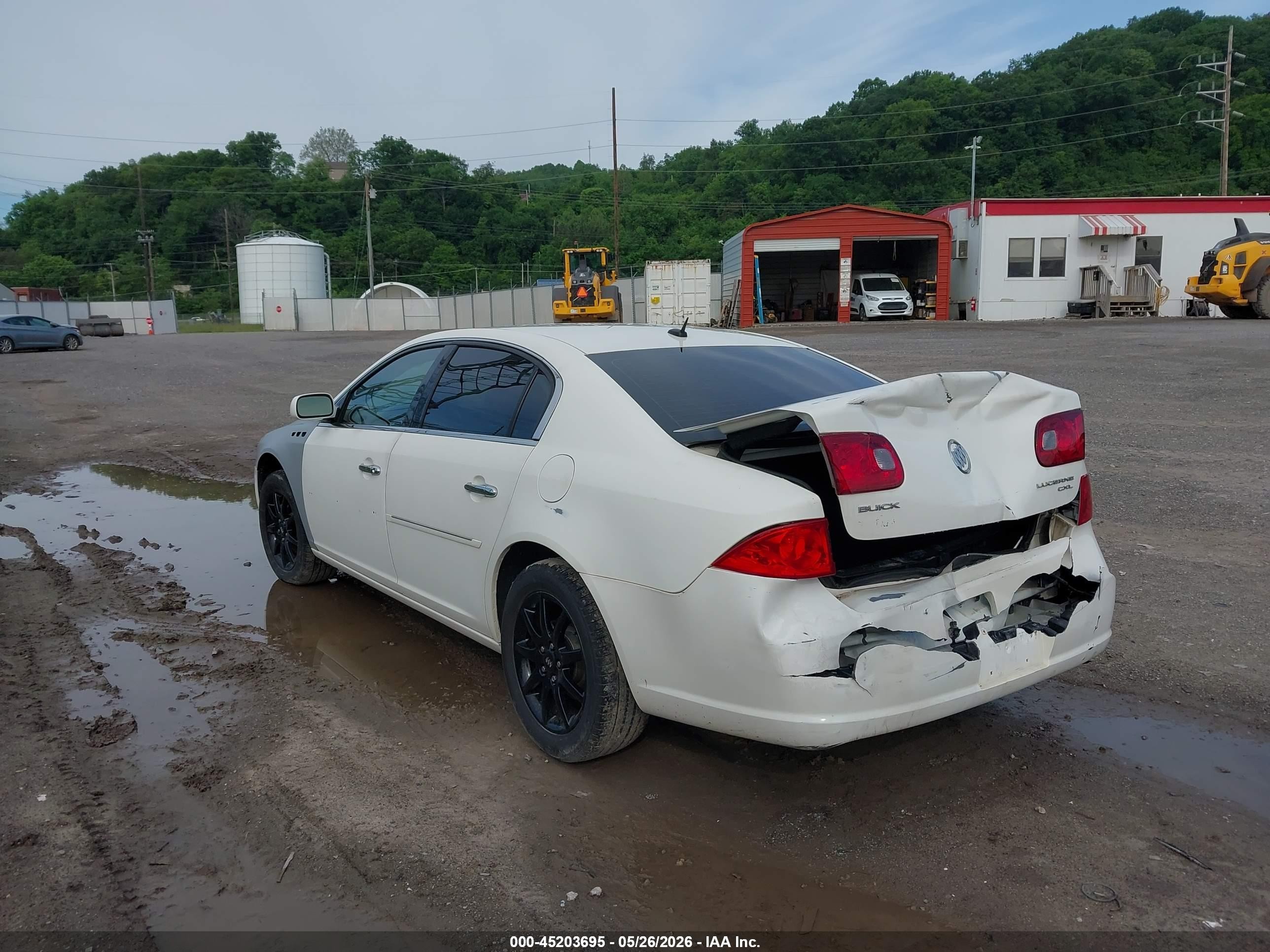 2006 Buick Lucerne Cxl White vin: 1G4HD57286U156795