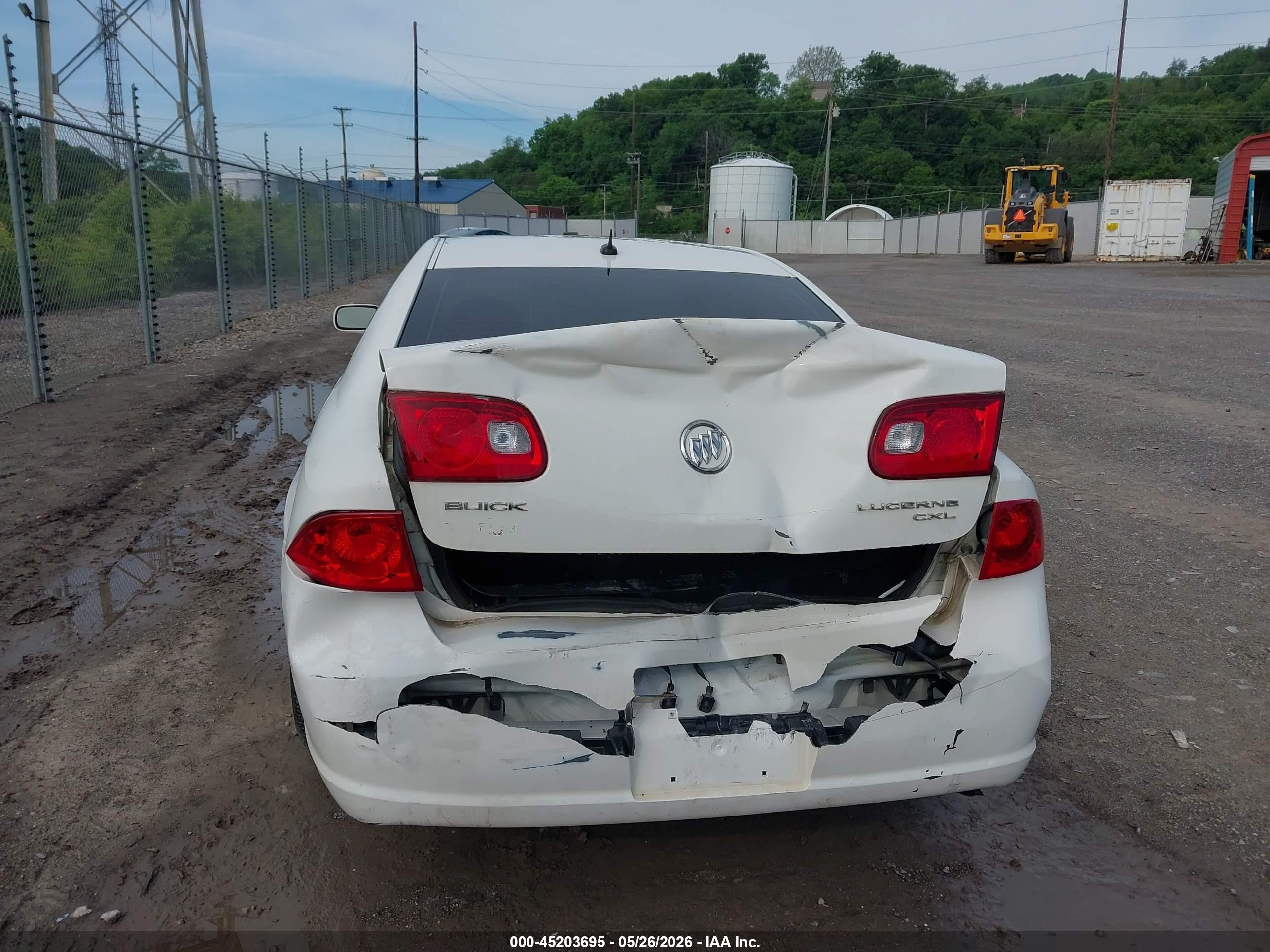 2006 Buick Lucerne Cxl White vin: 1G4HD57286U156795