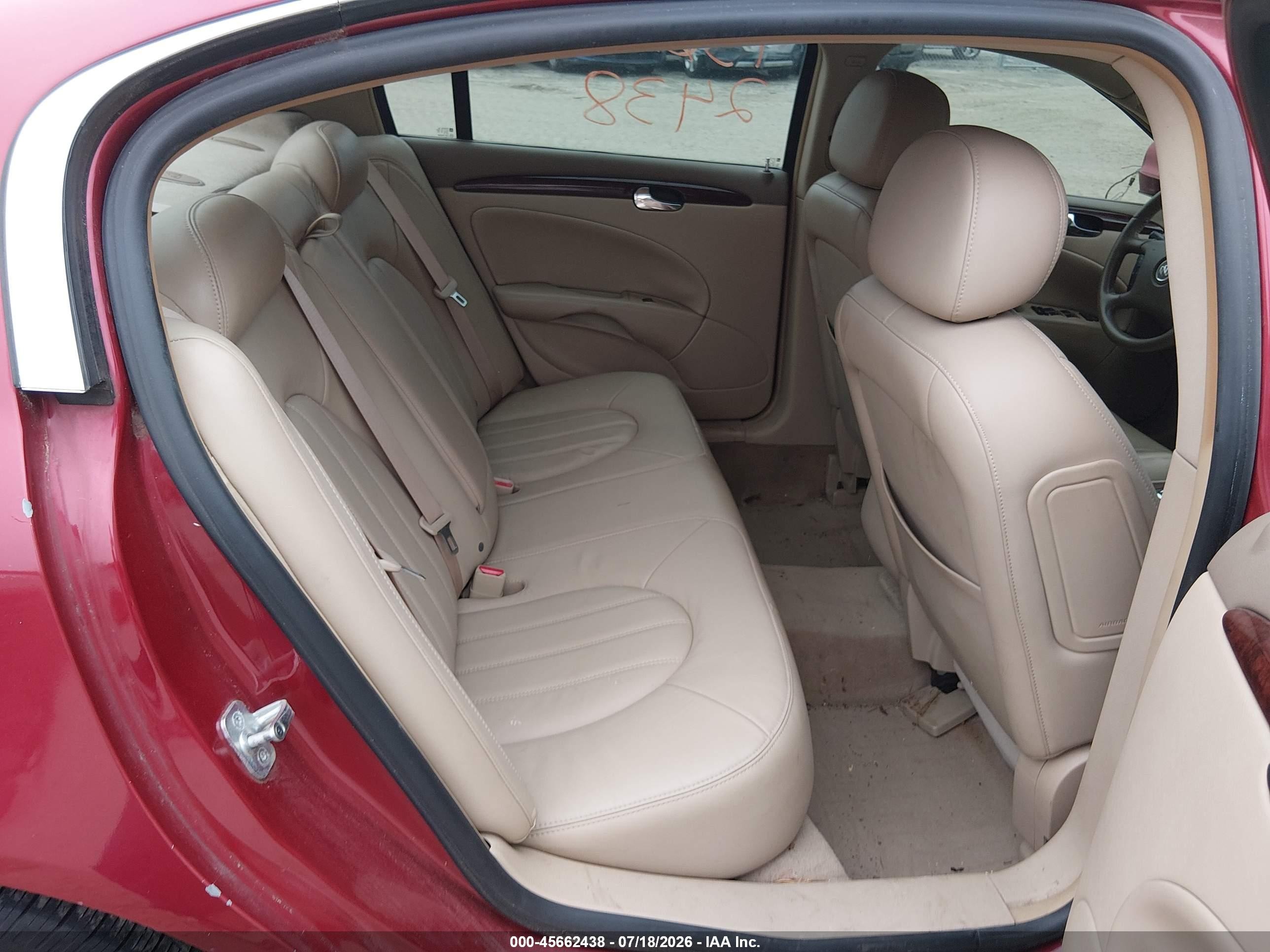 2006 Buick Lucerne Cxl Red vin: 1G4HD57286U204621
