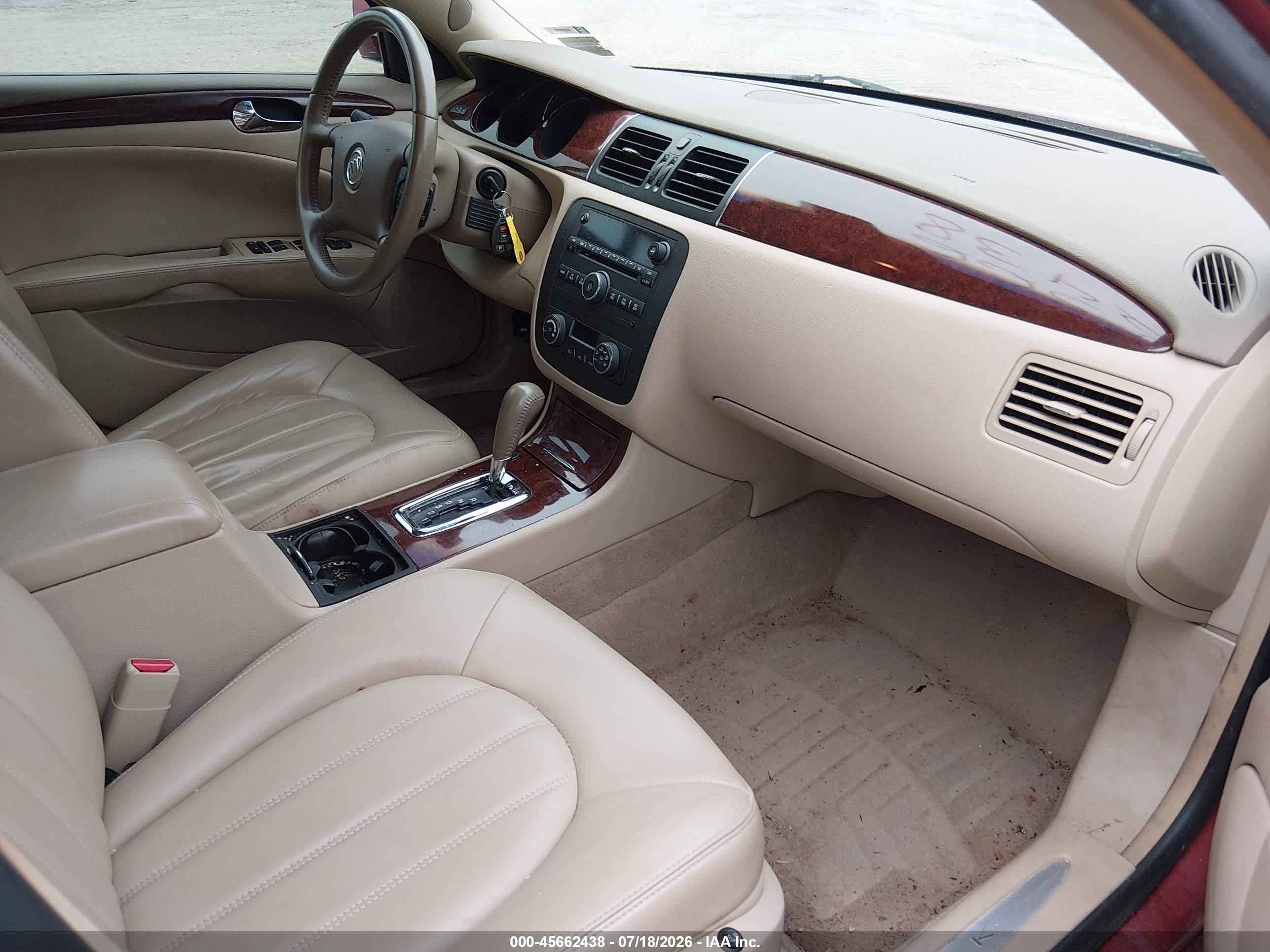 2006 Buick Lucerne Cxl Red vin: 1G4HD57286U204621