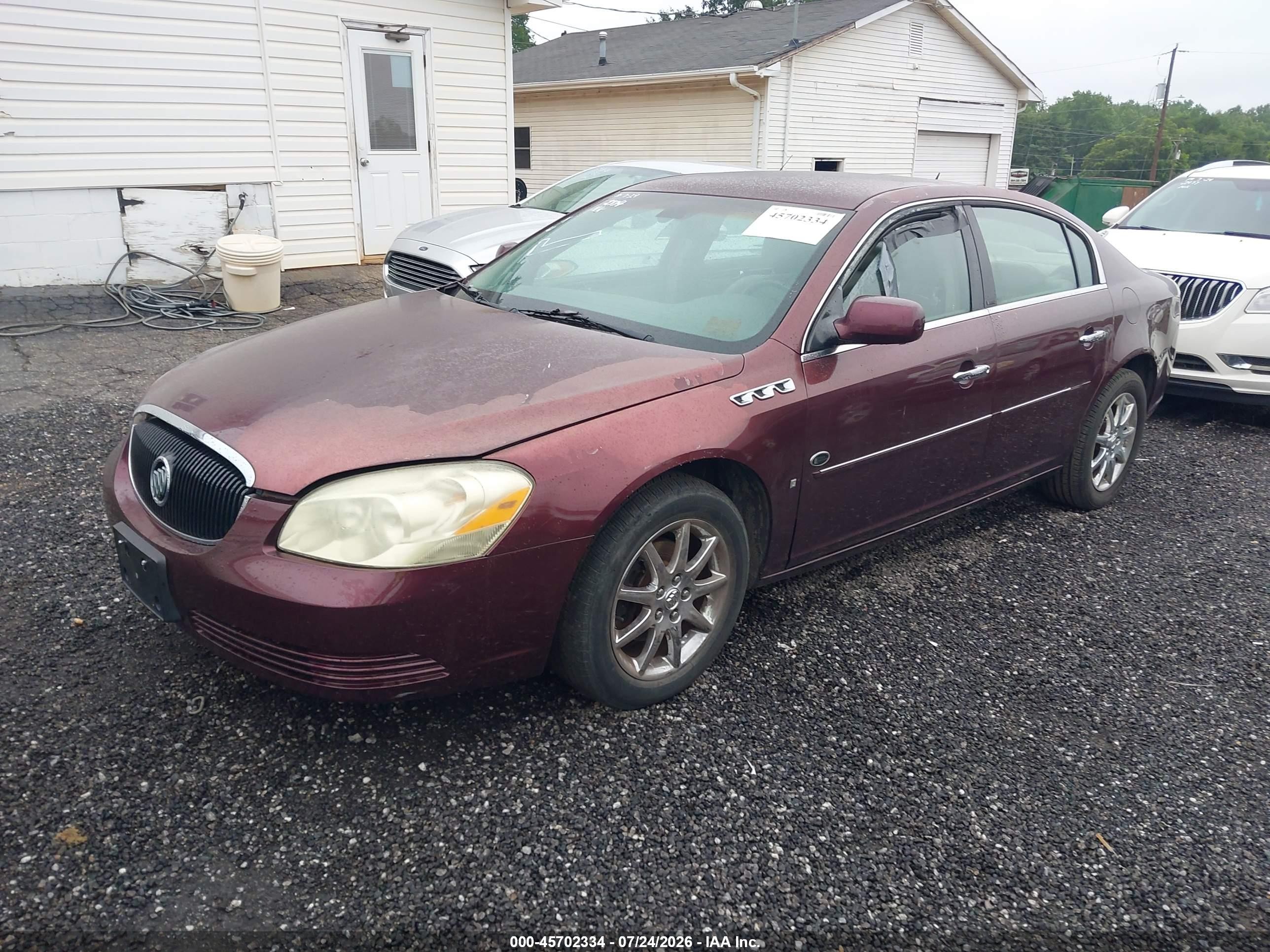 2006 Buick Lucerne Cxl Burgundy vin: 1G4HD57286U209205