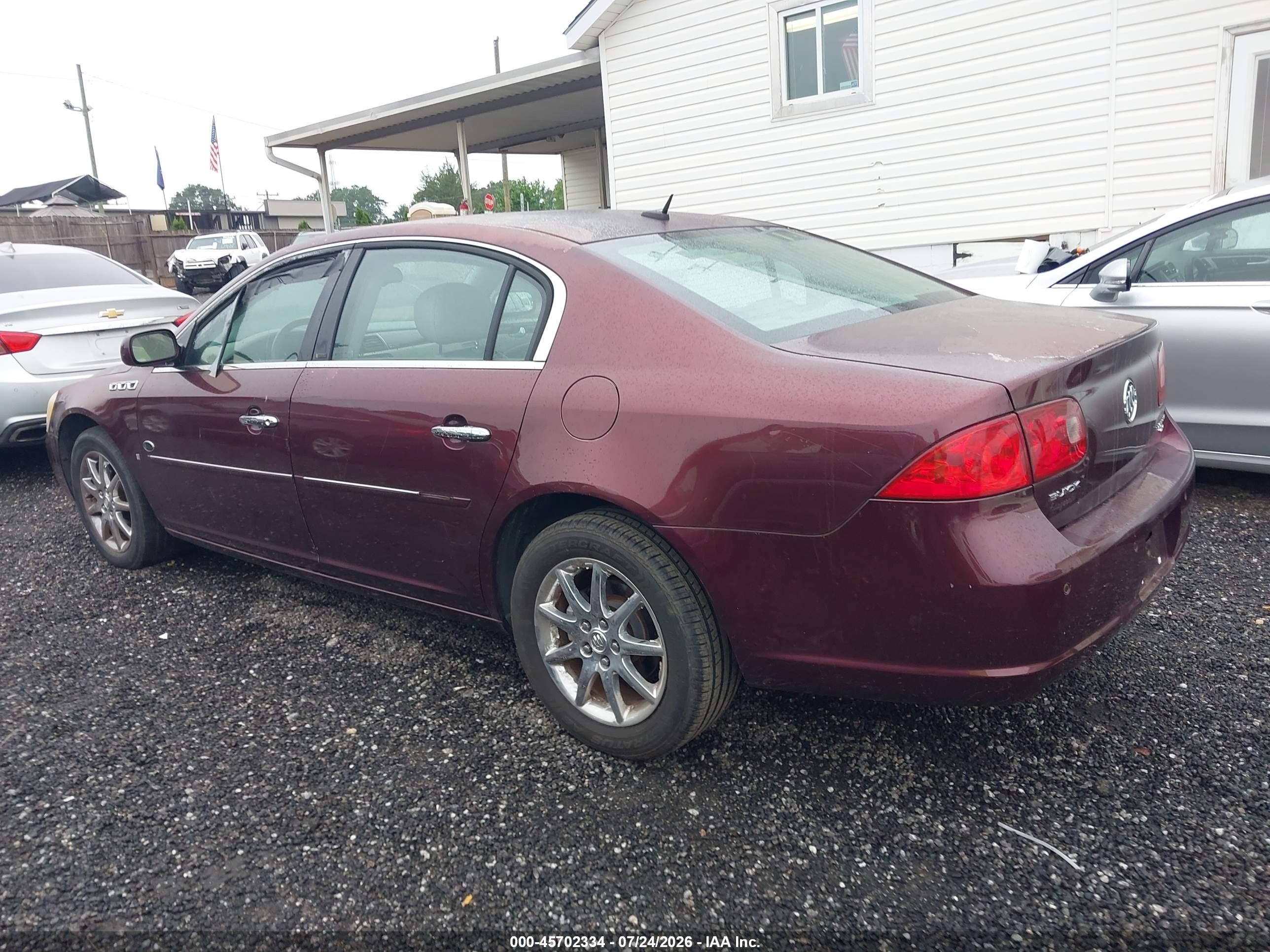 2006 Buick Lucerne Cxl Burgundy vin: 1G4HD57286U209205