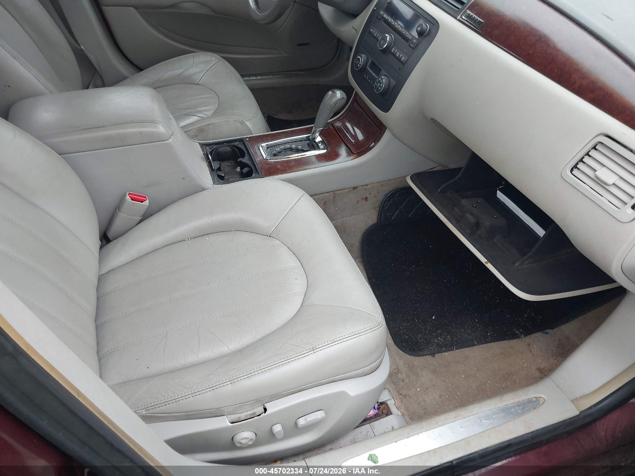 2006 Buick Lucerne Cxl Burgundy vin: 1G4HD57286U209205