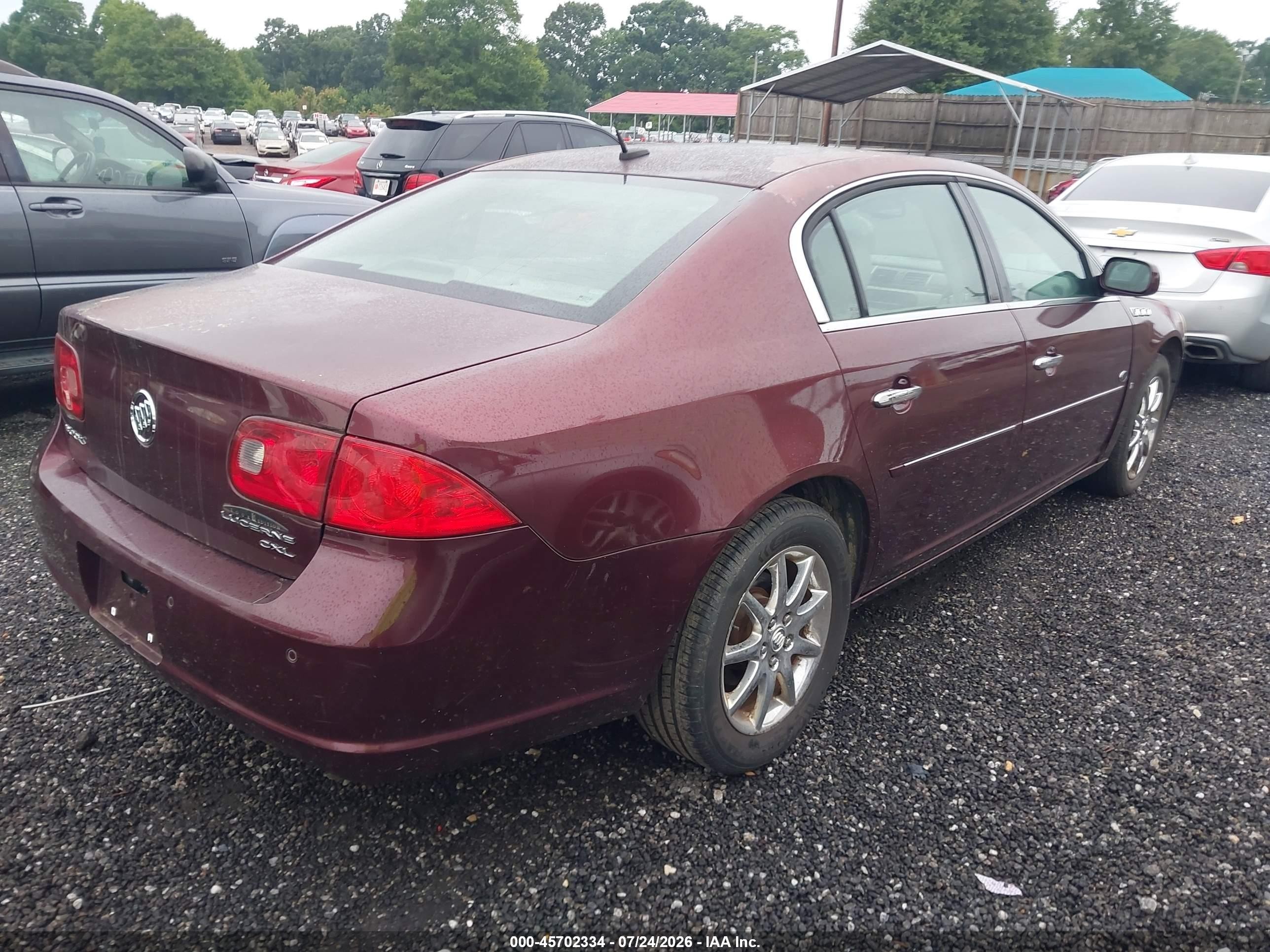 2006 Buick Lucerne Cxl Burgundy vin: 1G4HD57286U209205