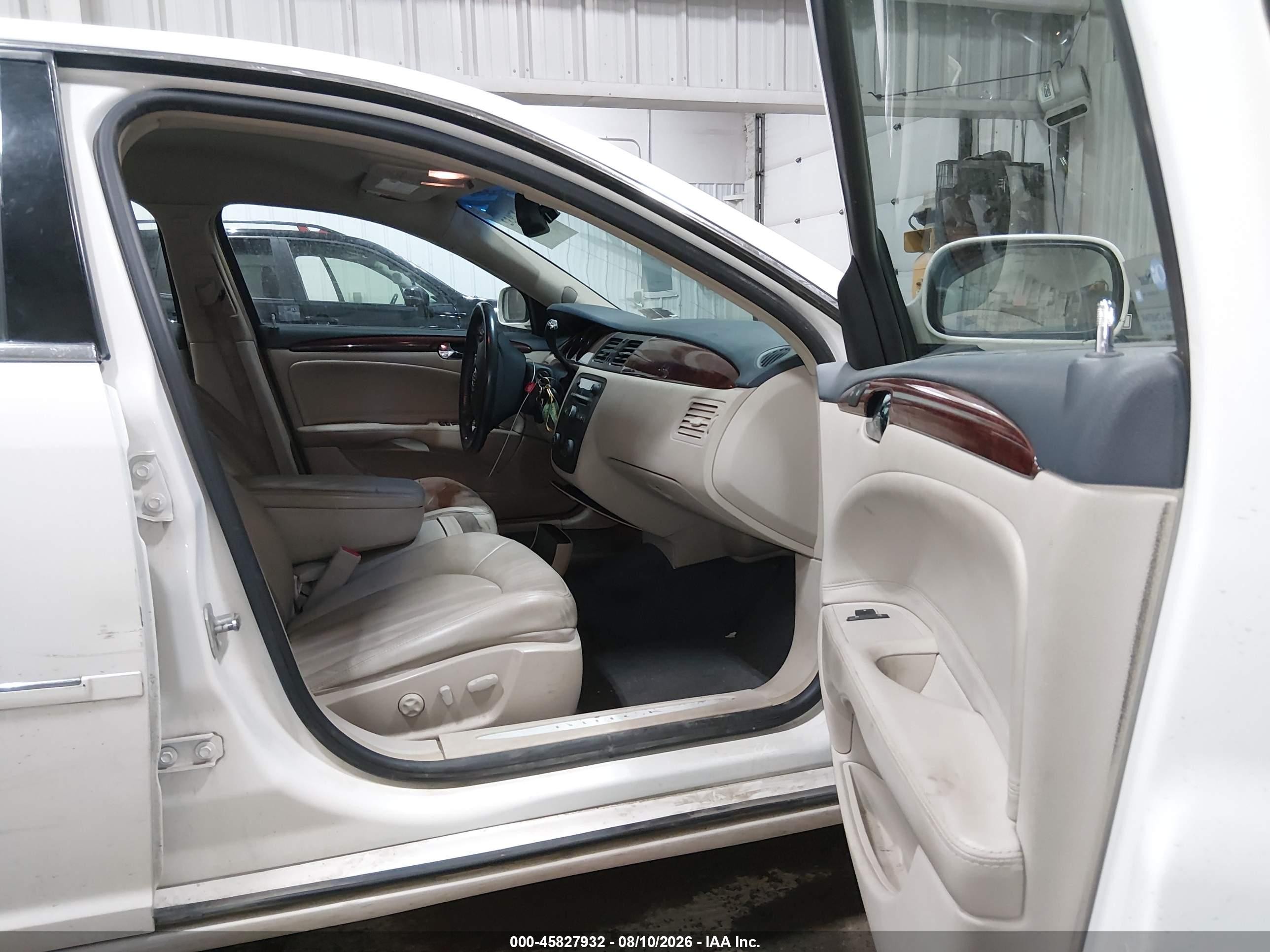 2006 Buick Lucerne Cxl White vin: 1G4HD57286U217840