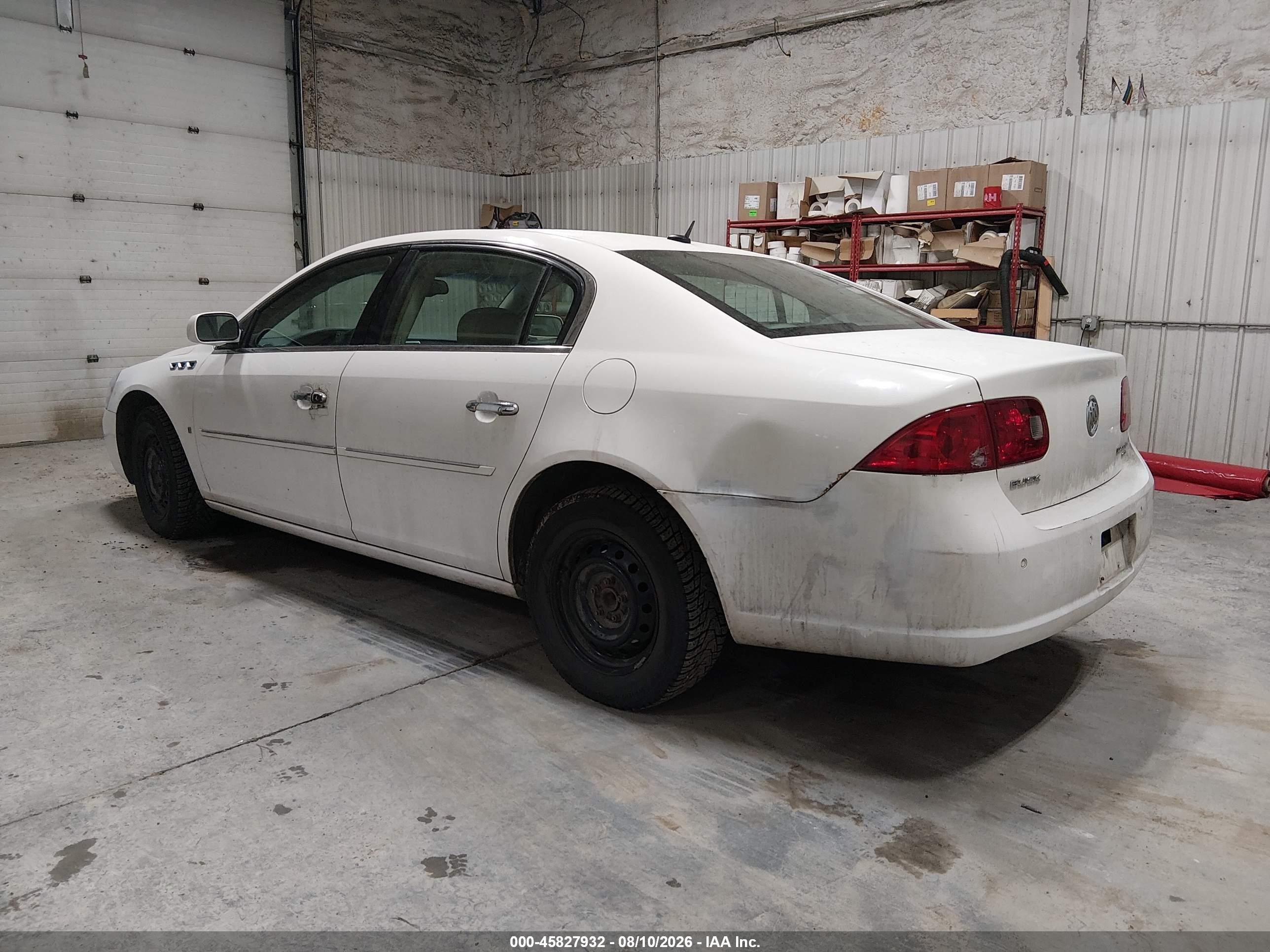 2006 Buick Lucerne Cxl White vin: 1G4HD57286U217840