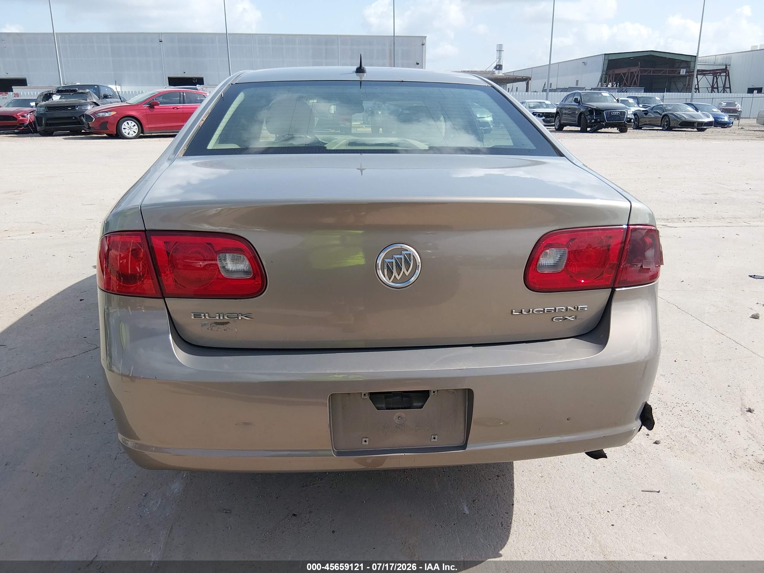 2006 Buick Lucerne Cxl Brown vin: 1G4HD57286U256282