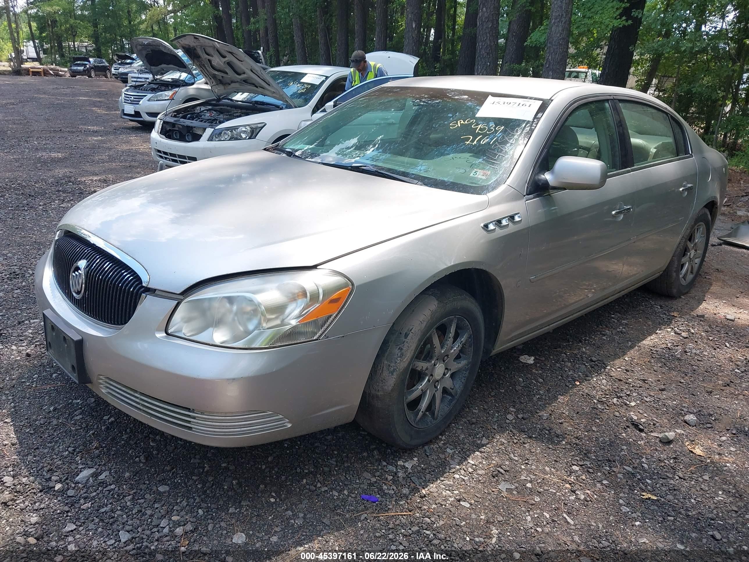 2007 Buick Lucerne Cxl Серебряный vin: 1G4HD57287U114886