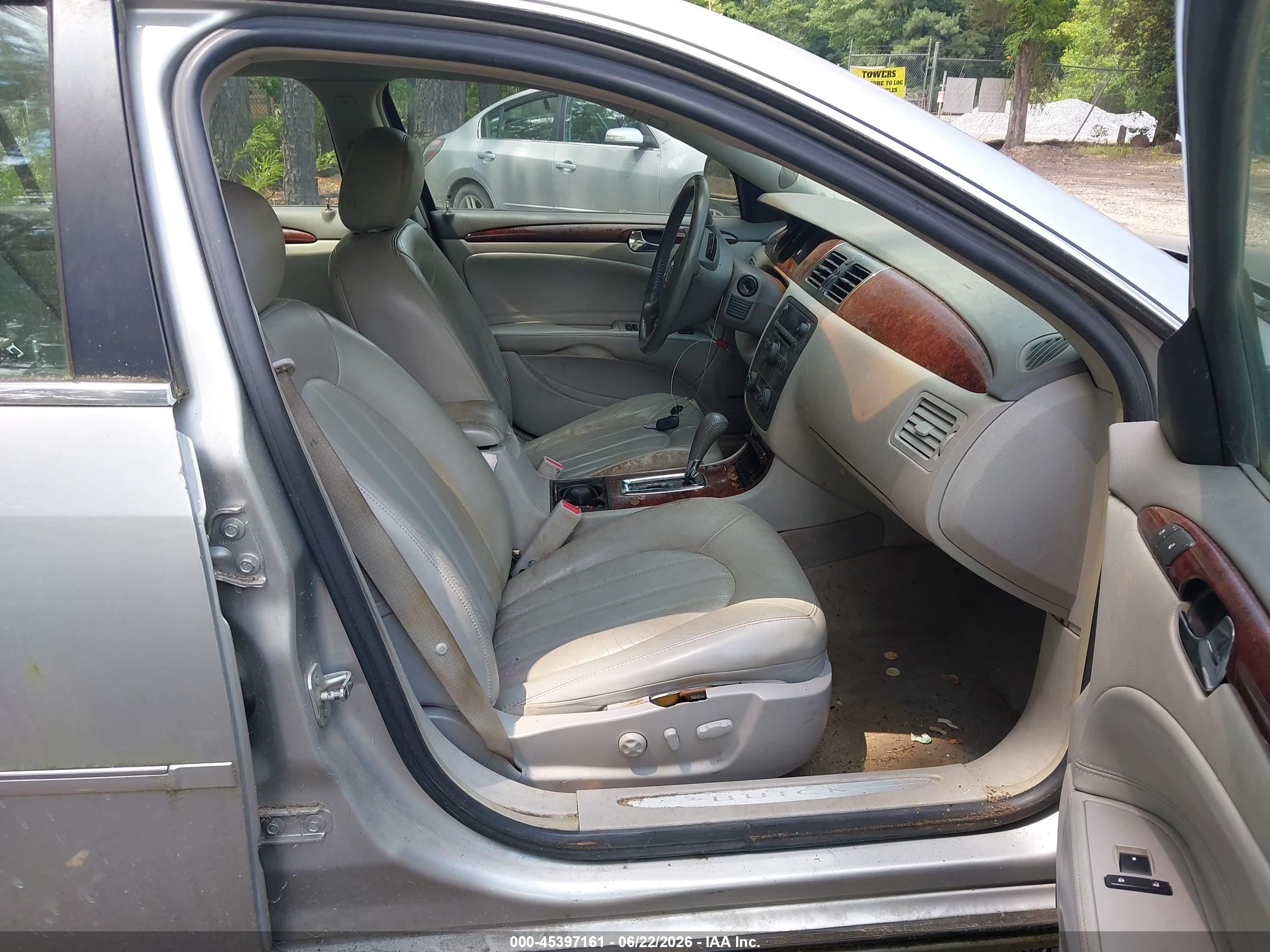 2007 Buick Lucerne Cxl Серебряный vin: 1G4HD57287U114886