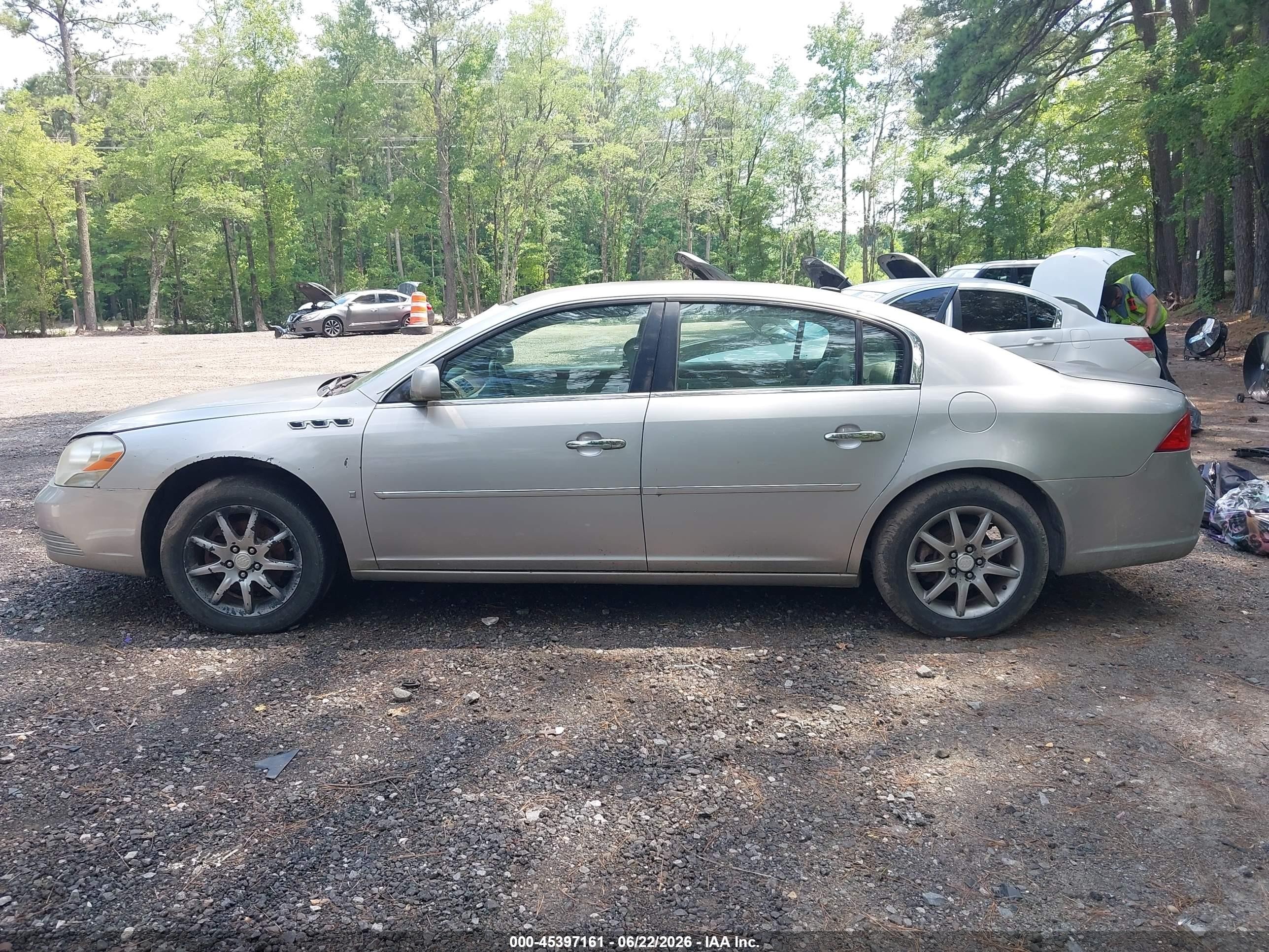 2007 Buick Lucerne Cxl Серебряный vin: 1G4HD57287U114886