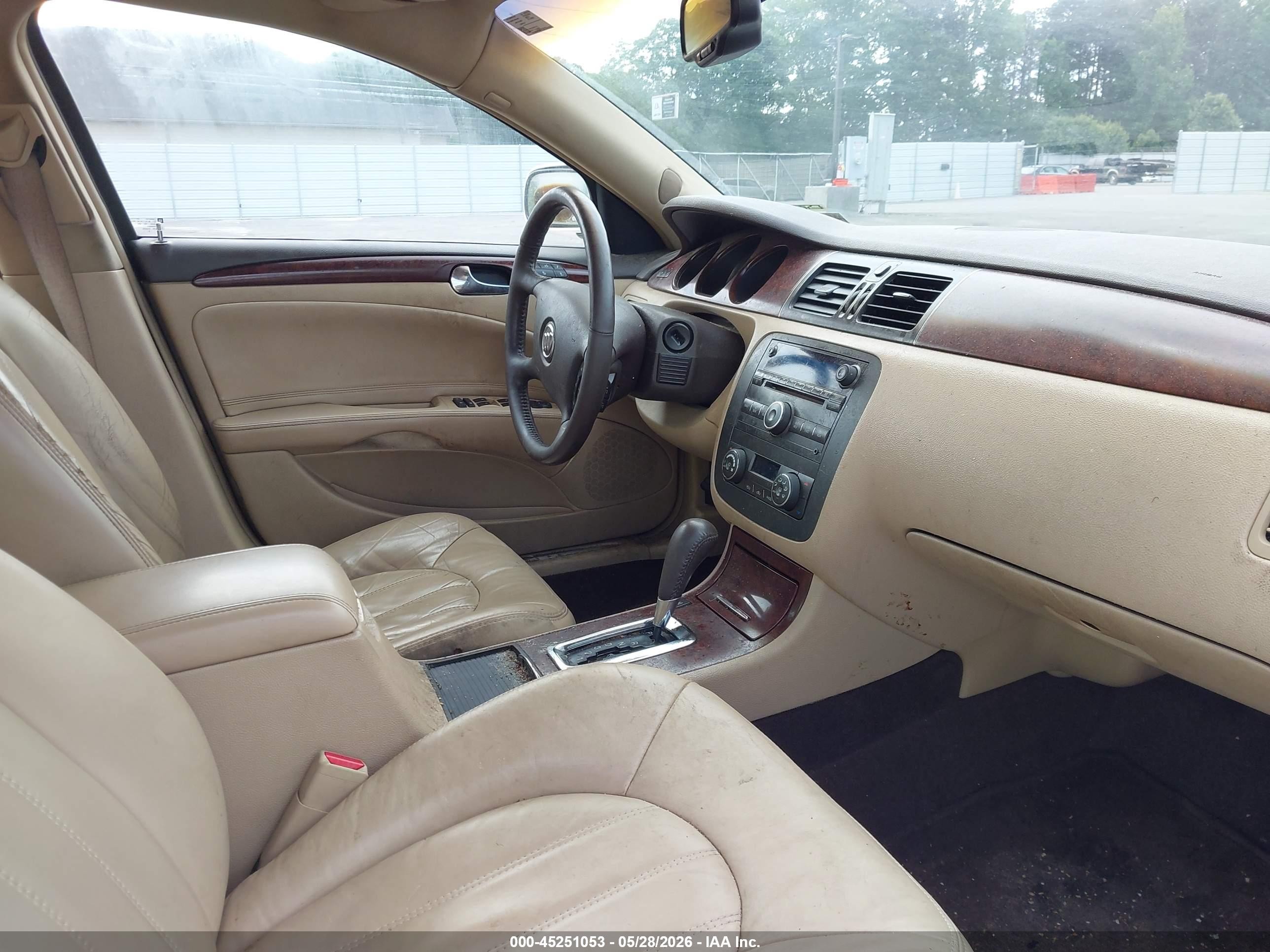 2007 Buick Lucerne Cxl White vin: 1G4HD57287U151923