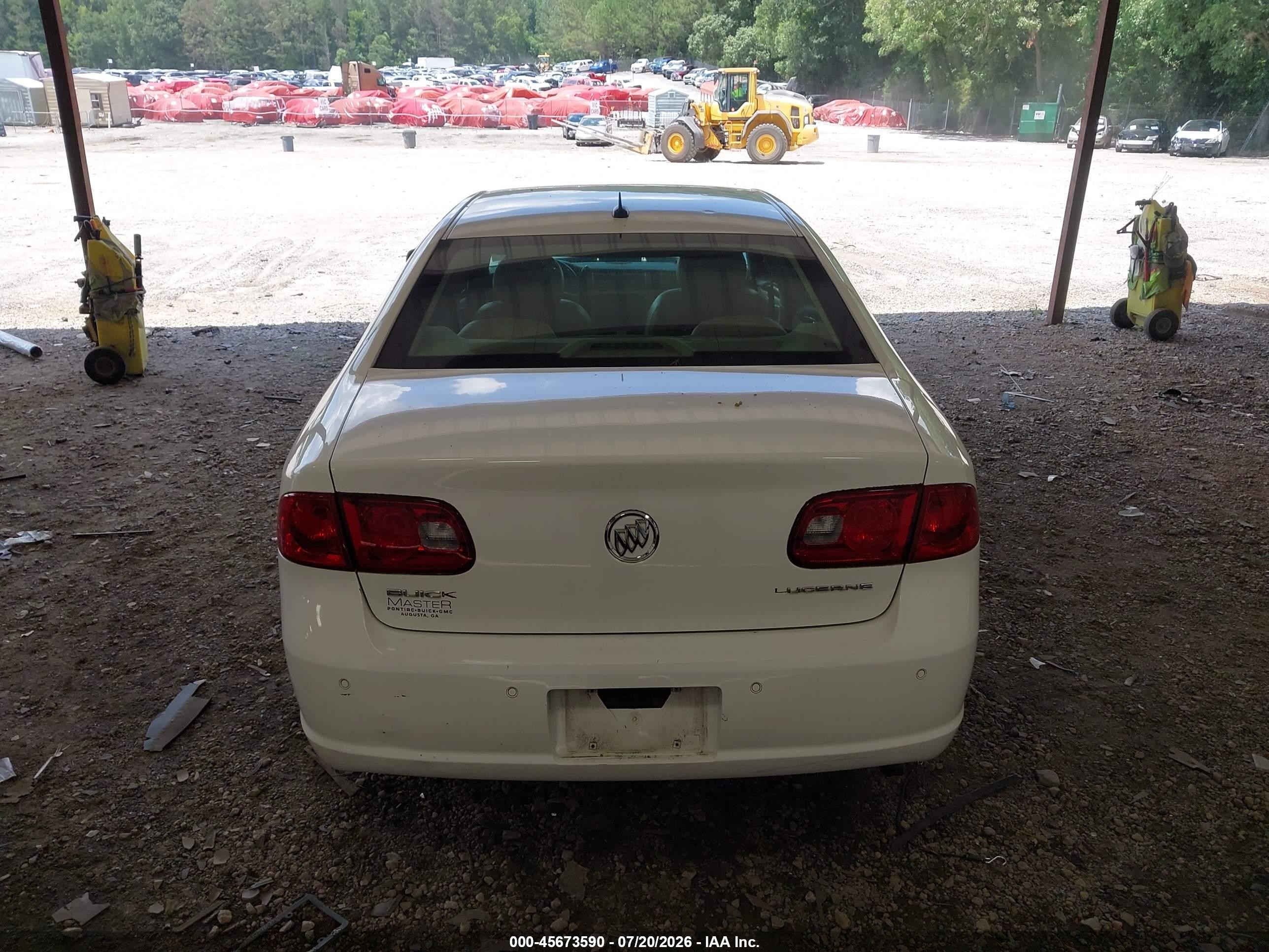 2007 Buick Lucerne Cxl White vin: 1G4HD57287U213515