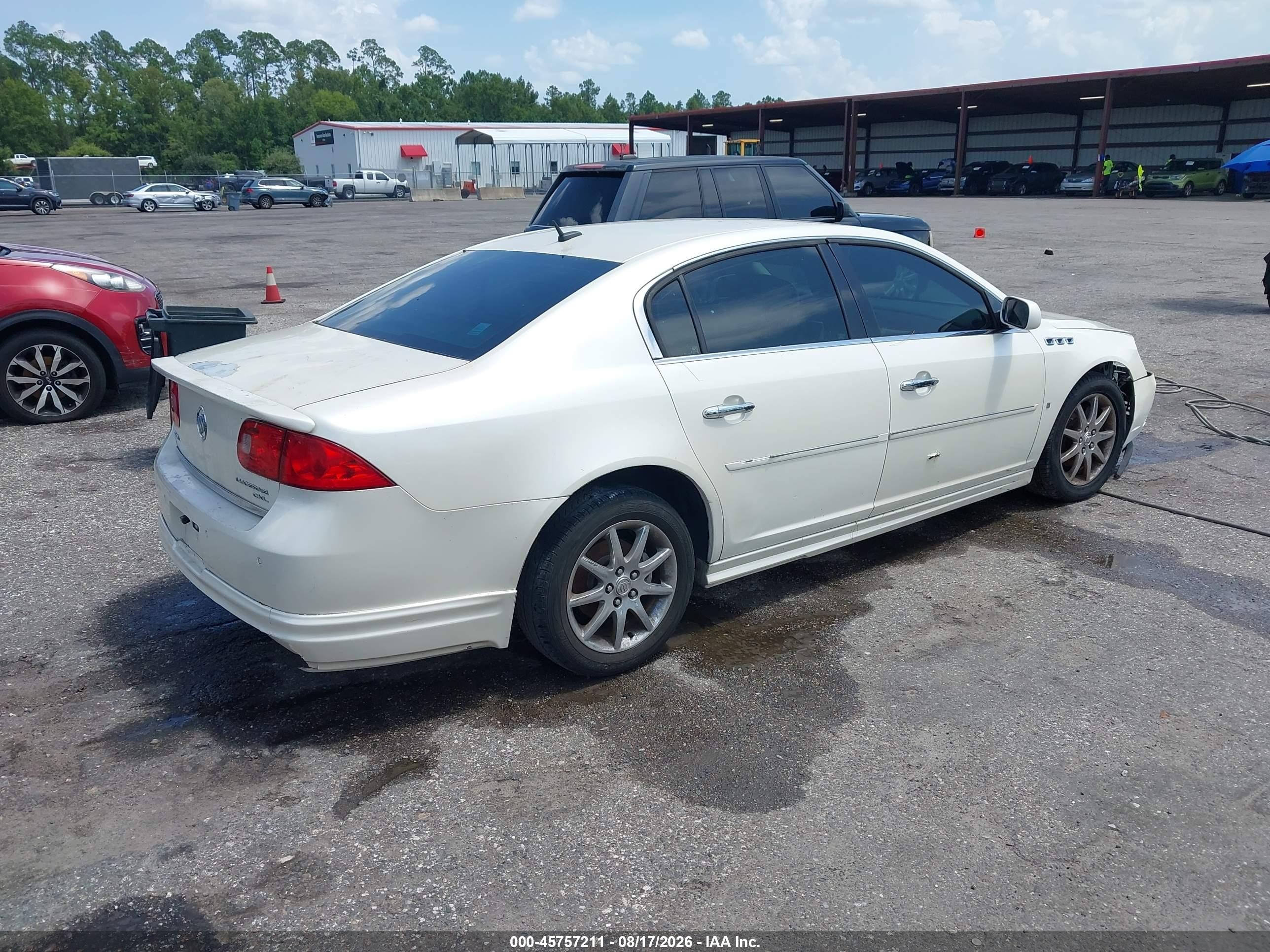 2008 Buick Lucerne Cxl Cream vin: 1G4HD57288U170277