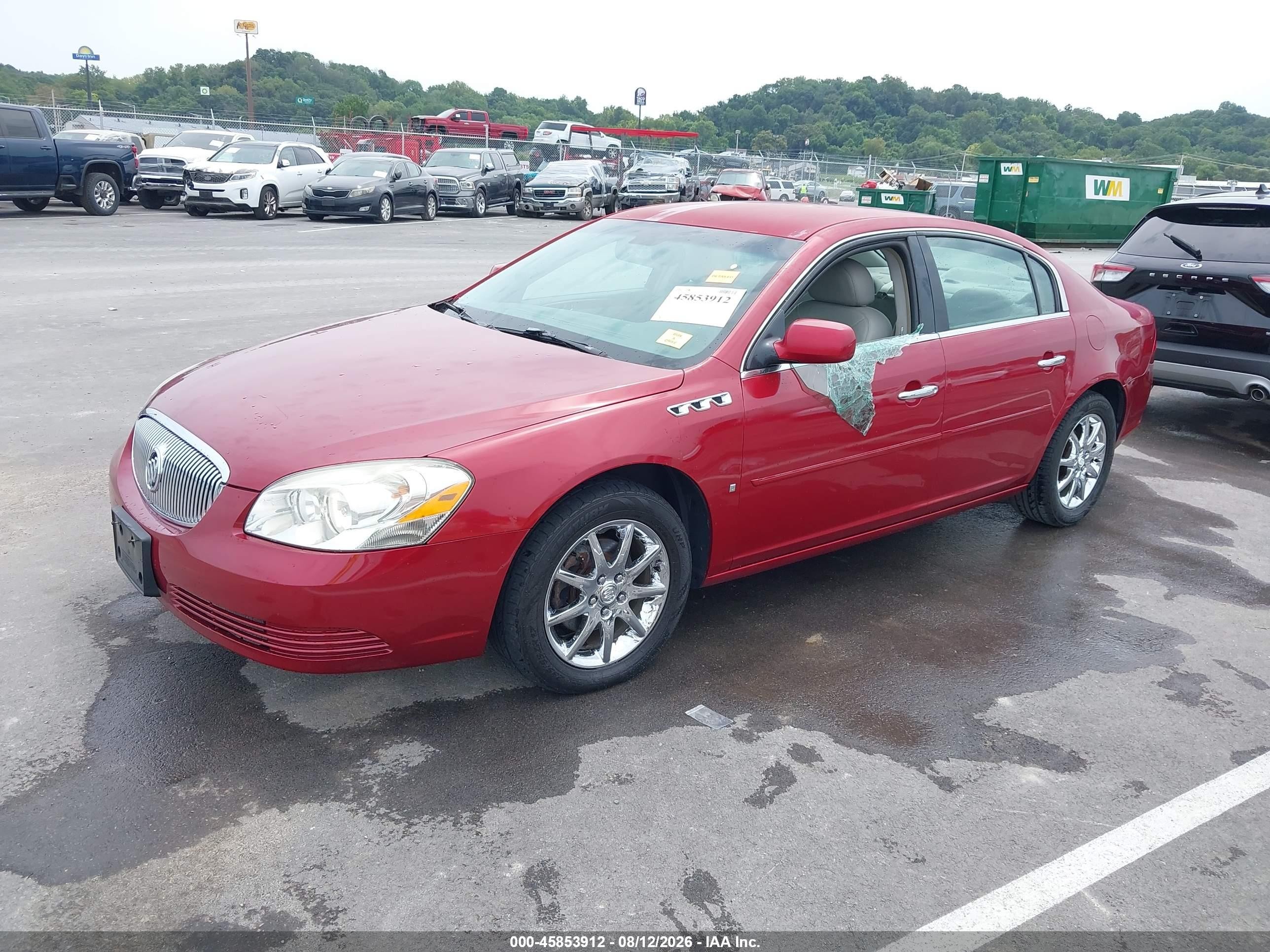 2008 Buick Lucerne Cxl Красный vin: 1G4HD57288U180730