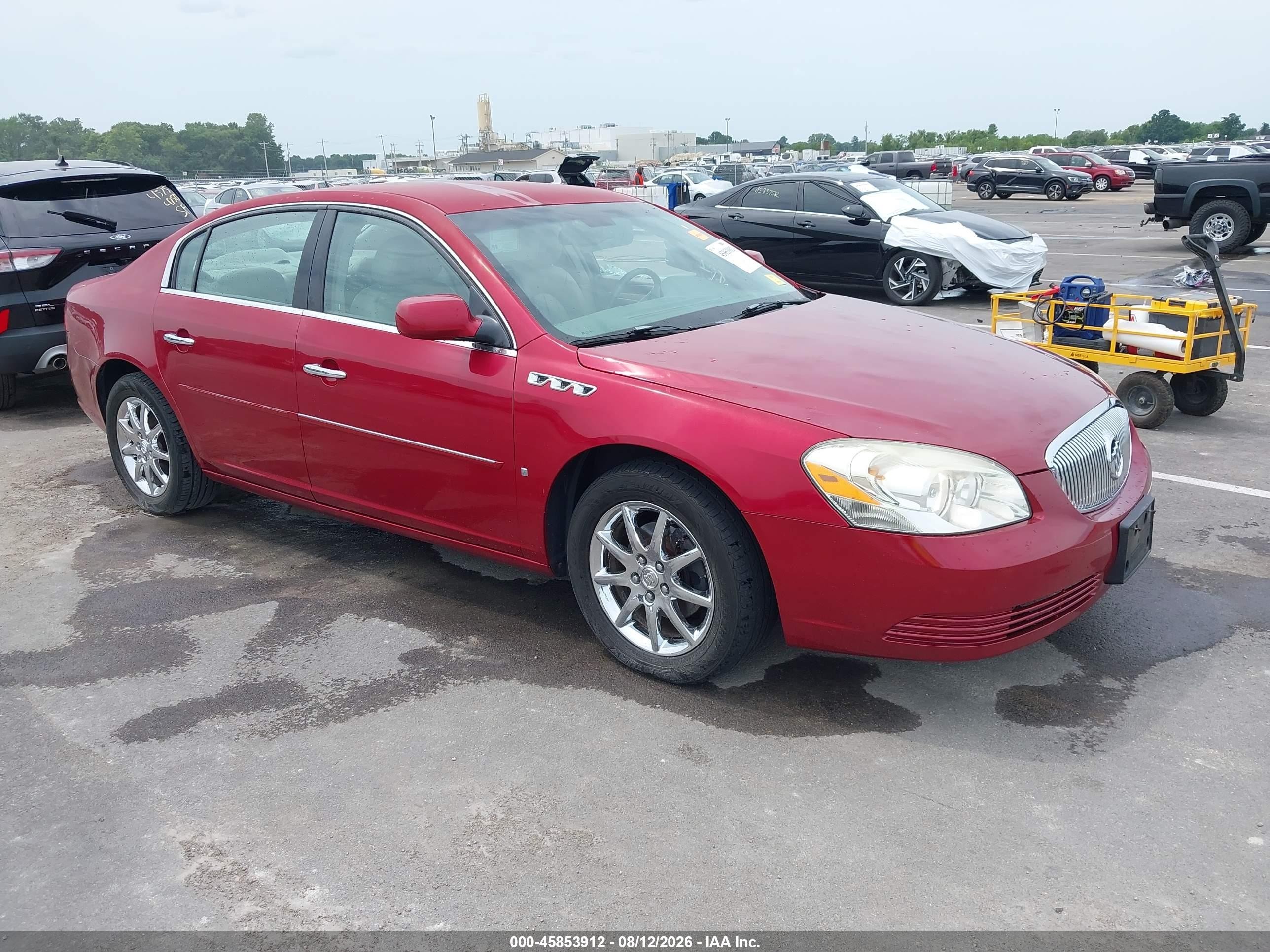 2008 Buick Lucerne Cxl Красный vin: 1G4HD57288U180730