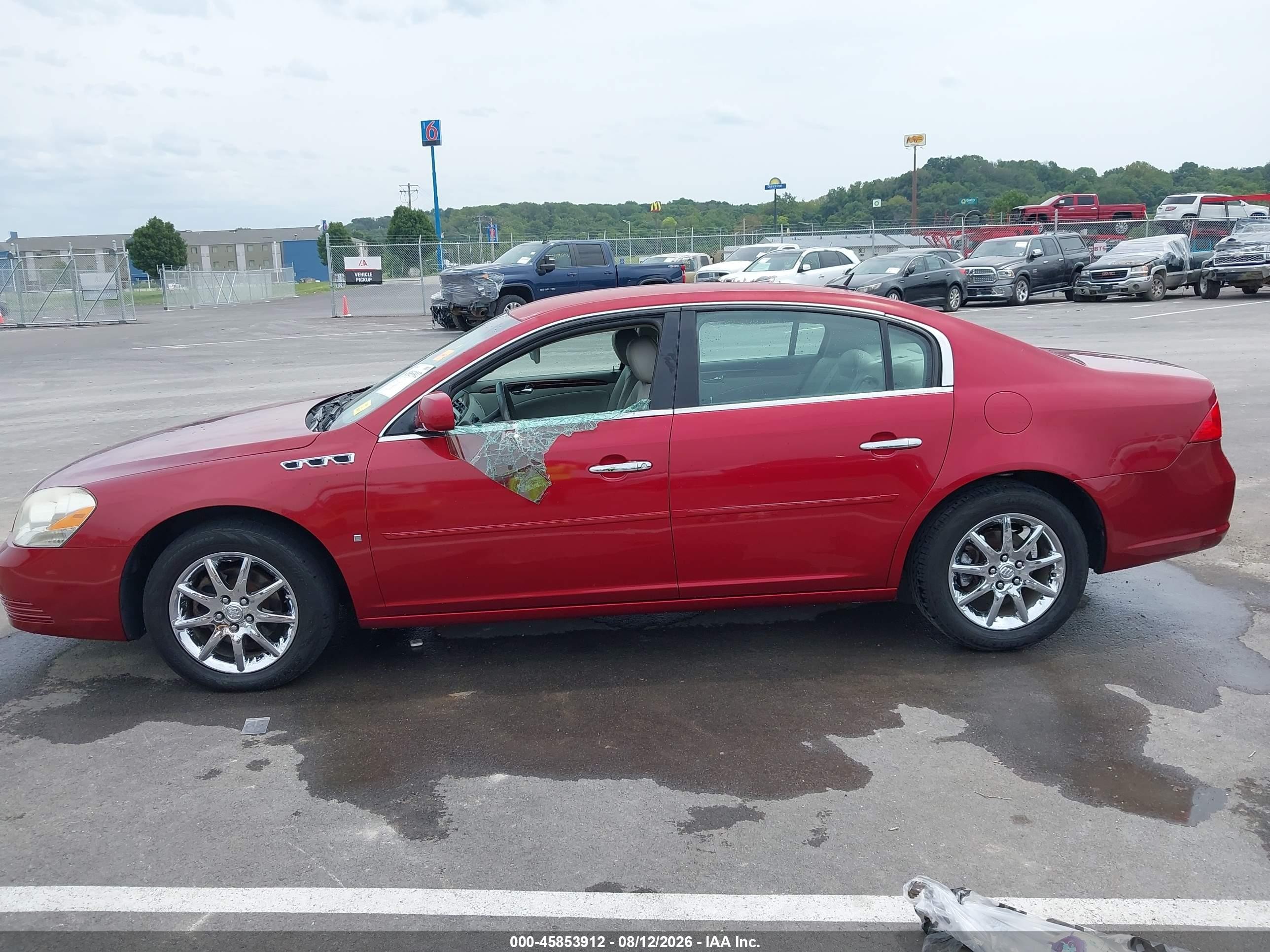 2008 Buick Lucerne Cxl Красный vin: 1G4HD57288U180730